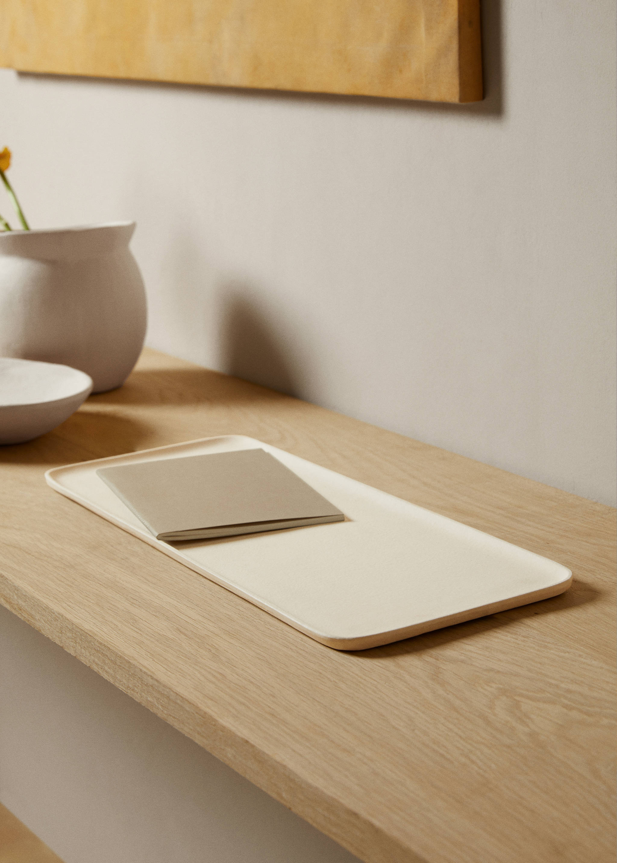 Rectangular metal tray 49.5x20cm - General plane