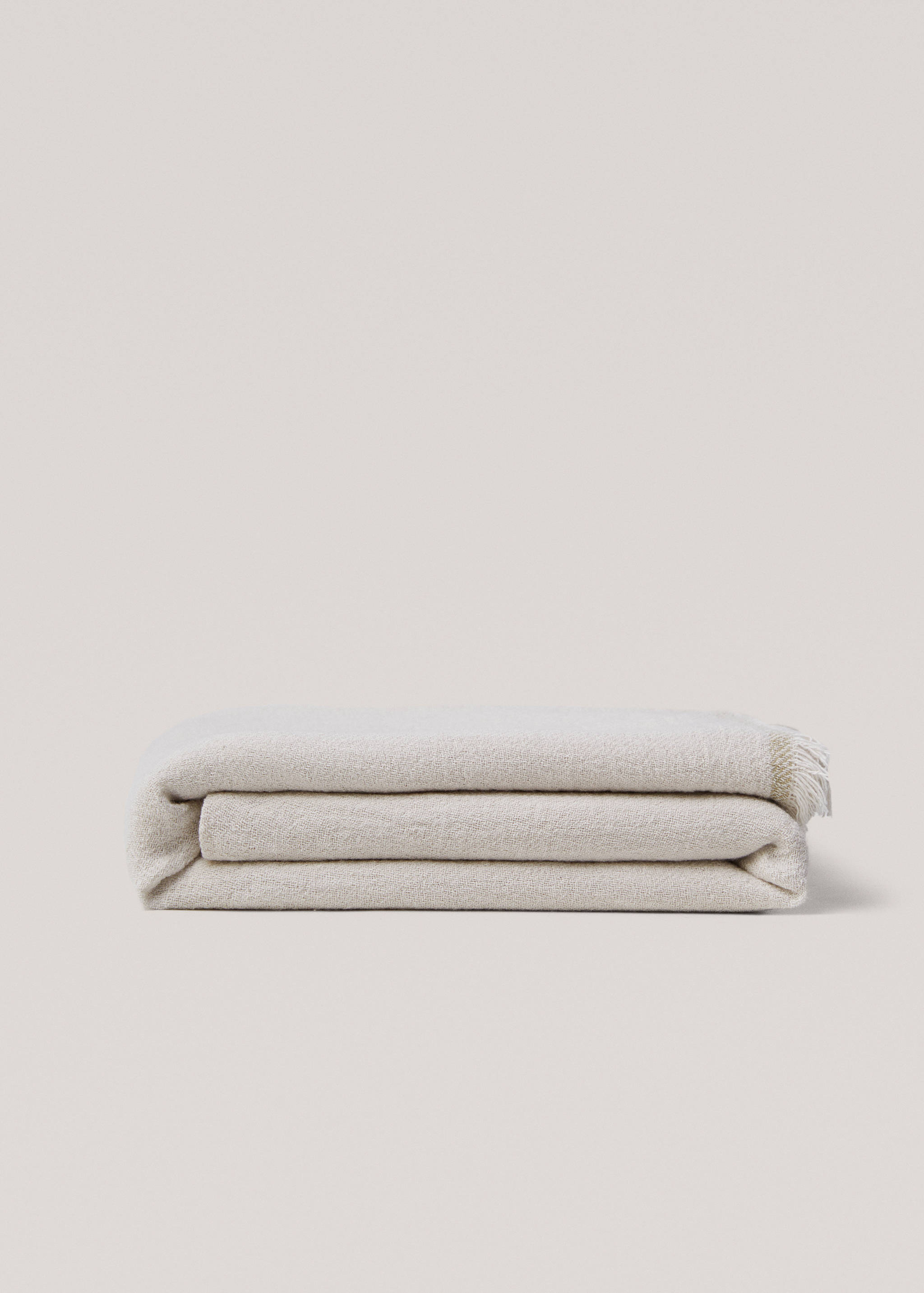 Cotton and linen blanket 130x180cm - Article without model