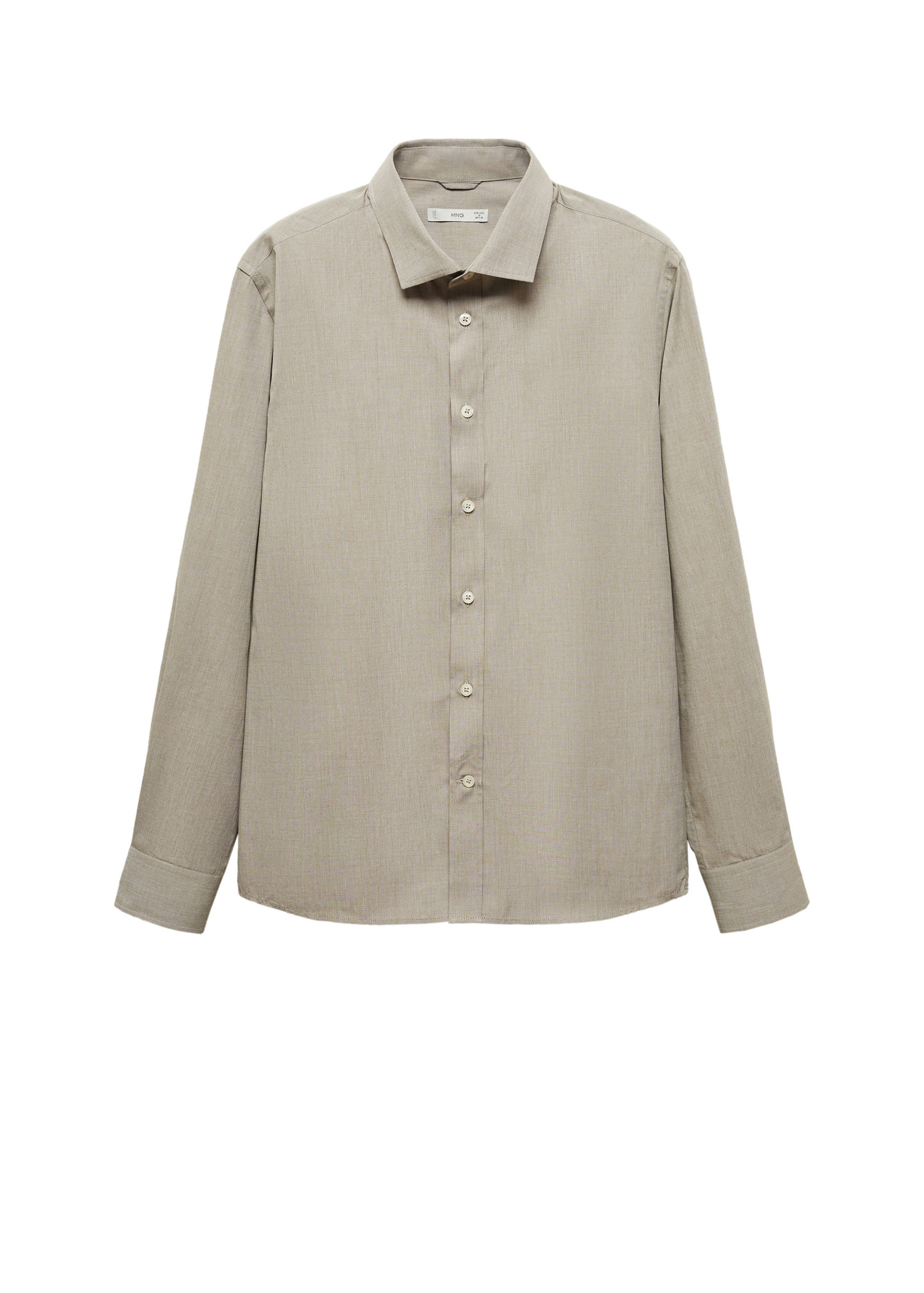 Fil-à-fil cotton shirt - Details of the article 9