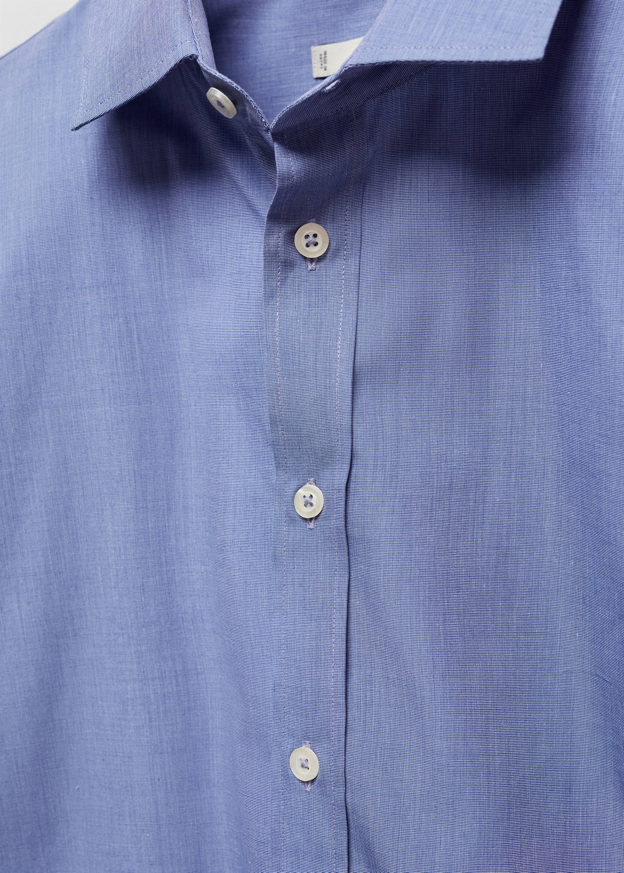 Fil-à-fil cotton shirt - Details of the article 8