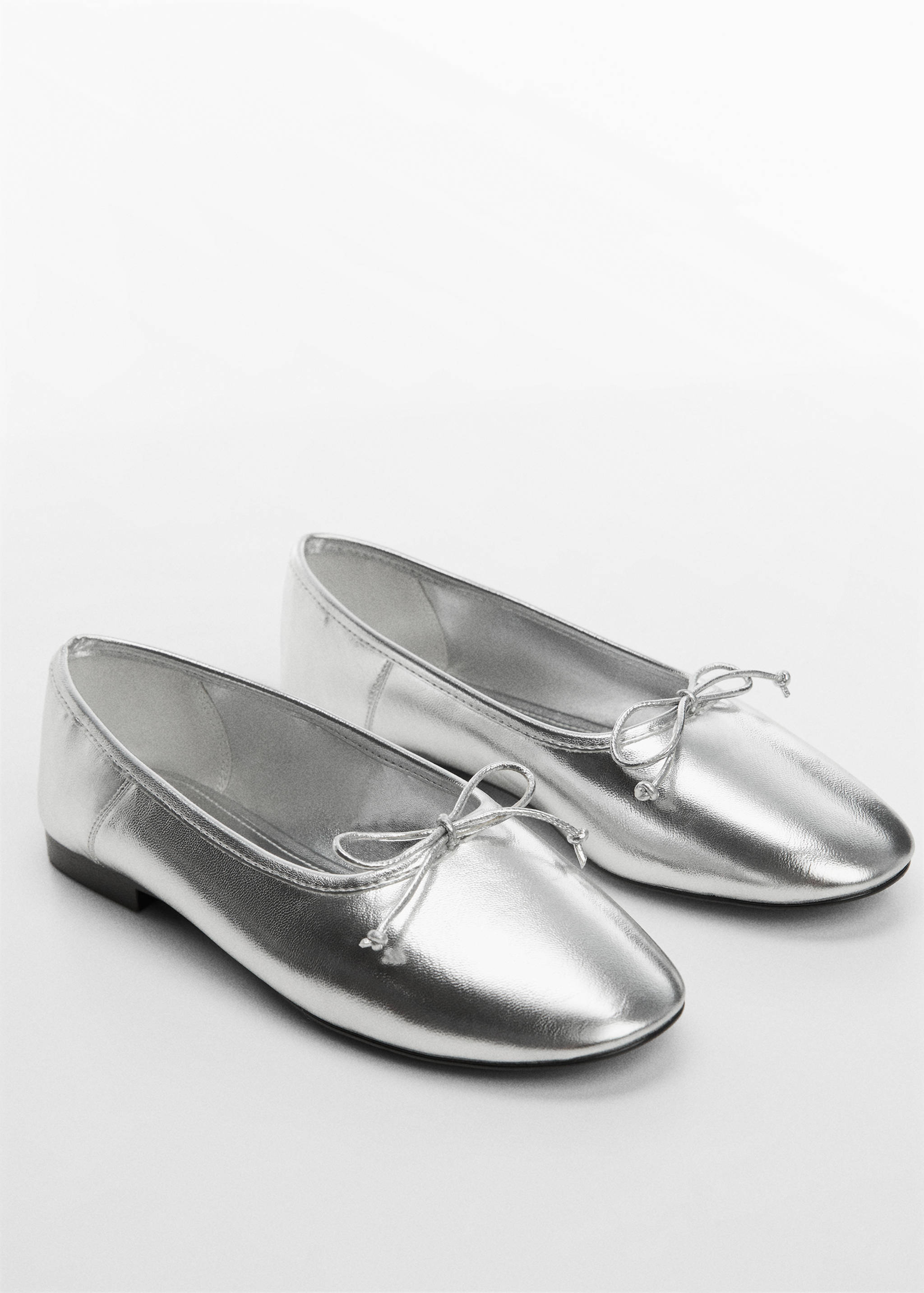 Metallic ballet flats - Medium plane