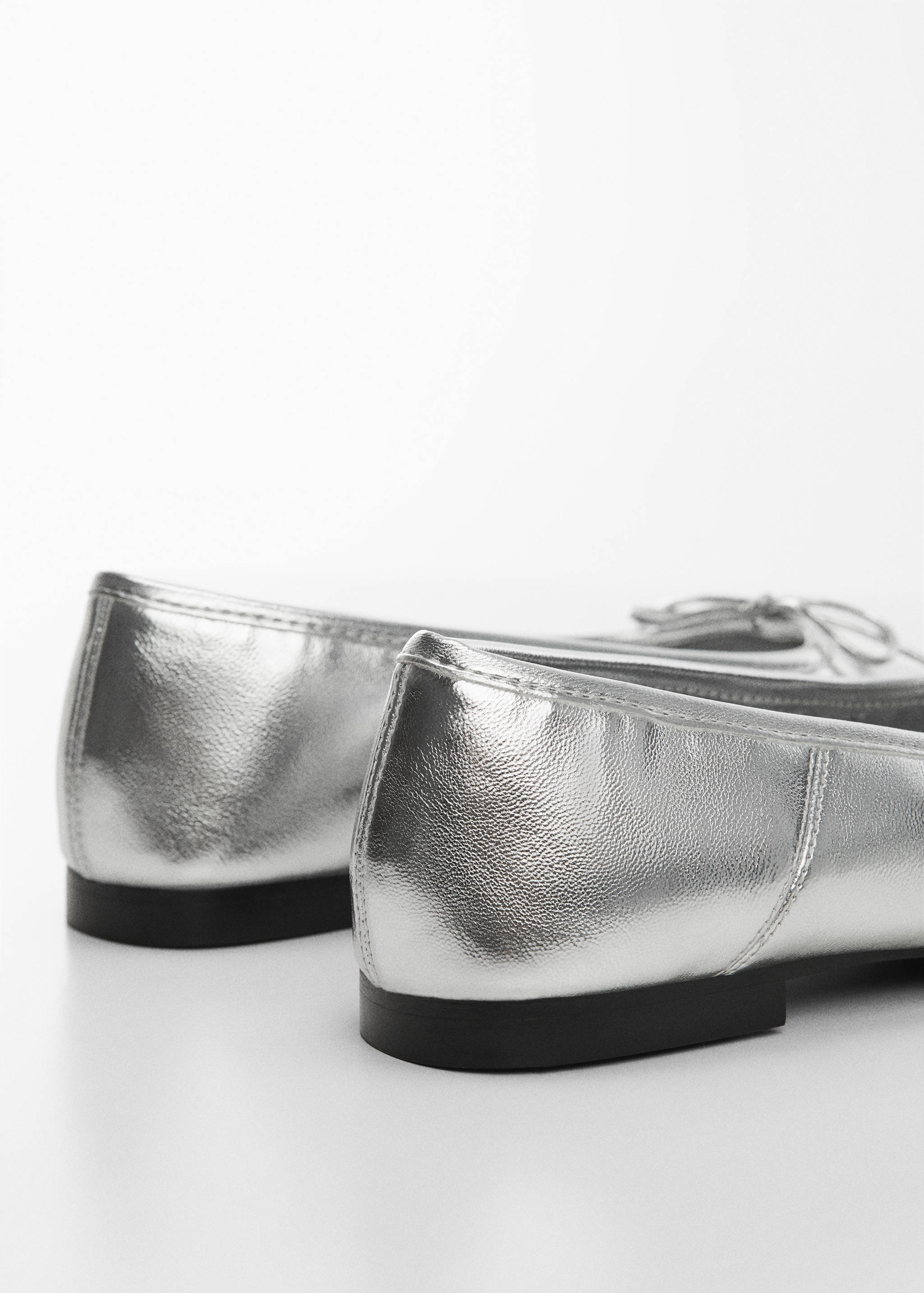Metallic ballet flats - Details of the article 1