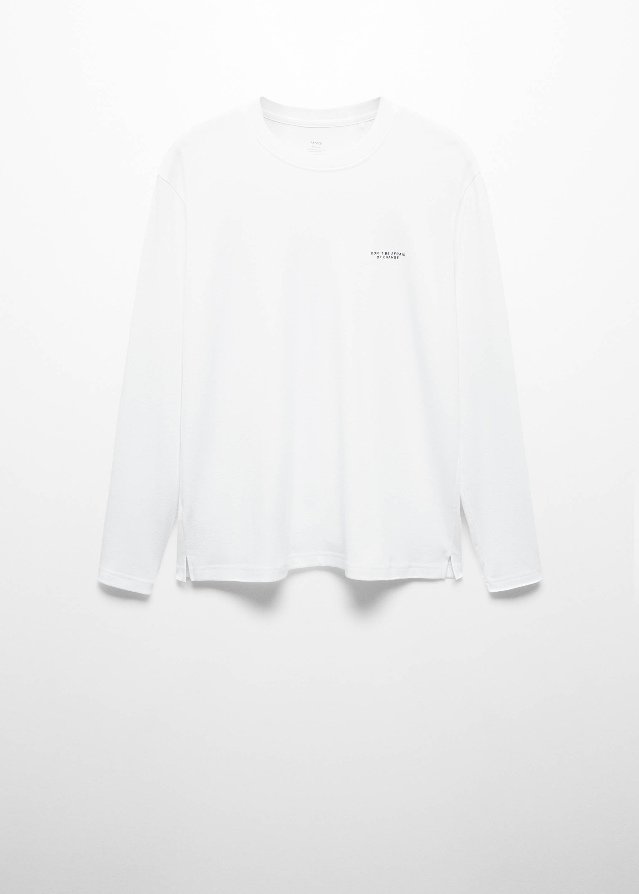 T-shirt 100 % coton détail imprimé - Article sans modèle
