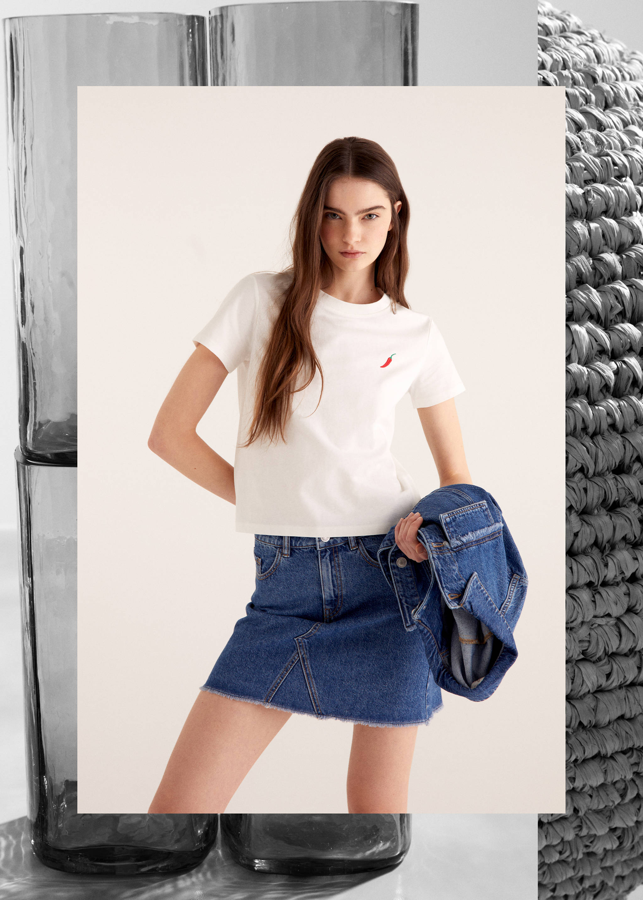 Denim skirt - Details of the article 5