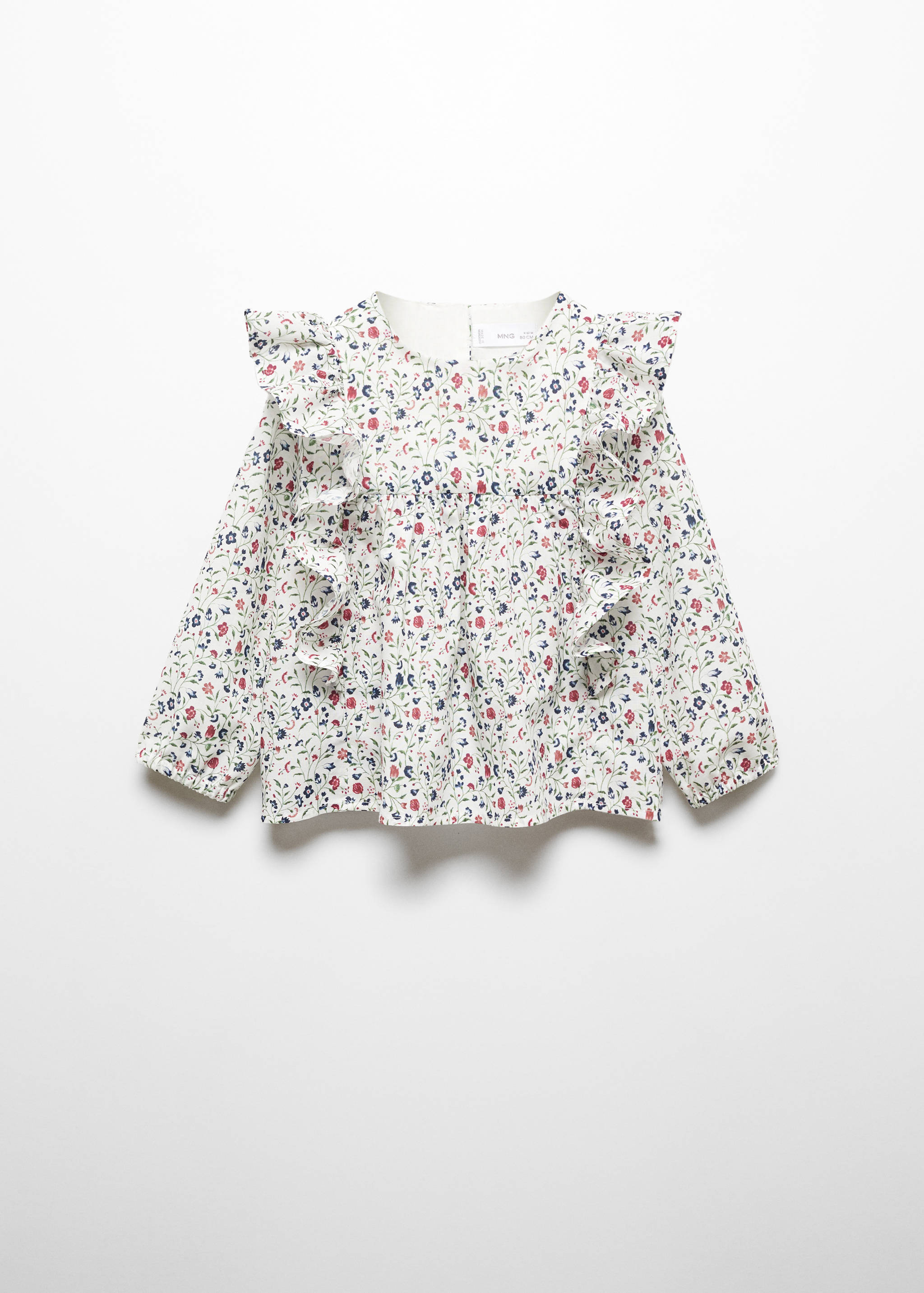 Ruffles printed blouse - Article without model