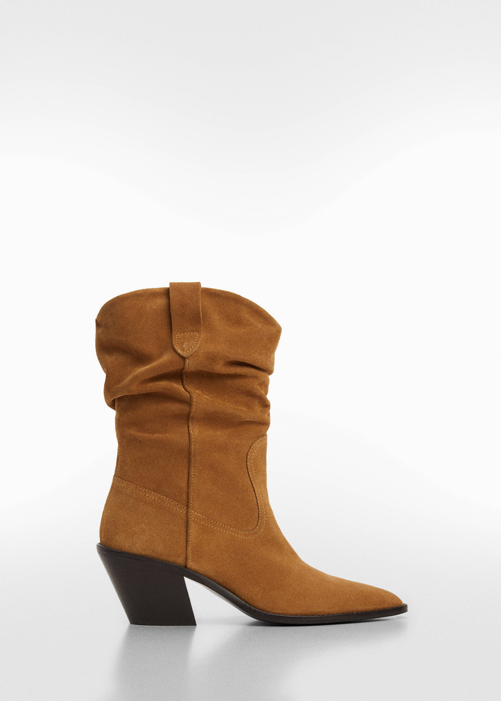 Bottines cuir et croûte de cuir - Article sans modèle