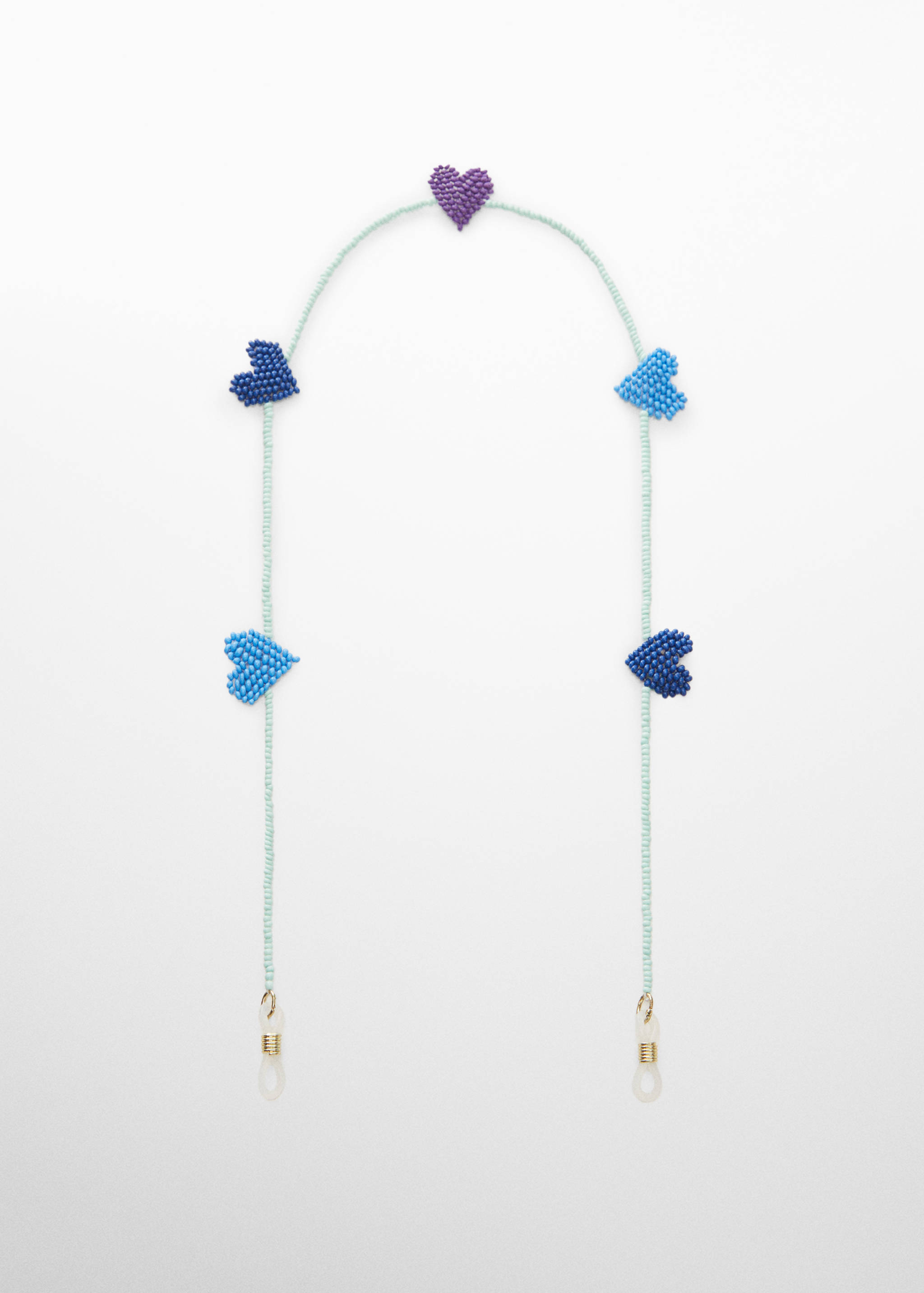 Hearts sunglasses with chain - Article without model