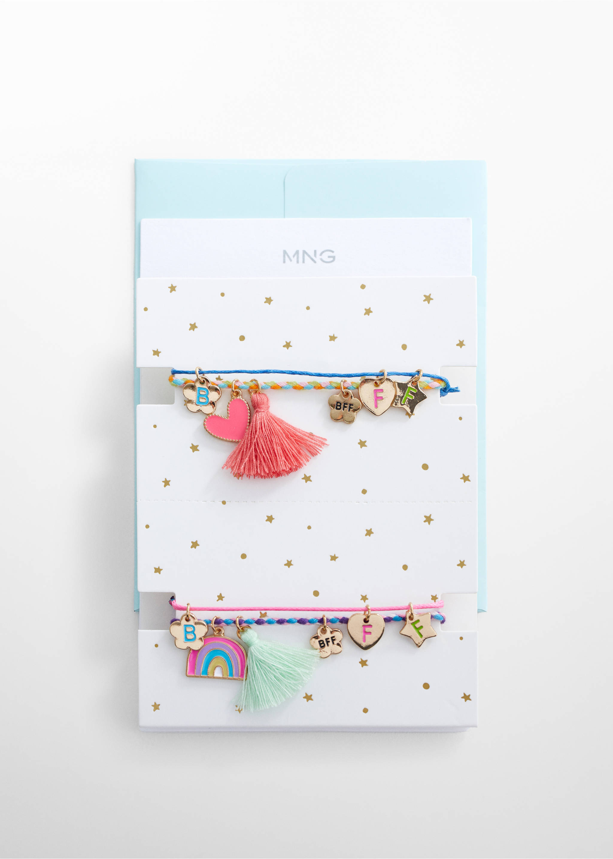Pack of 4 Best Friends bracelets - Details of the article 2, Lilac. Ref: 67044778-00.