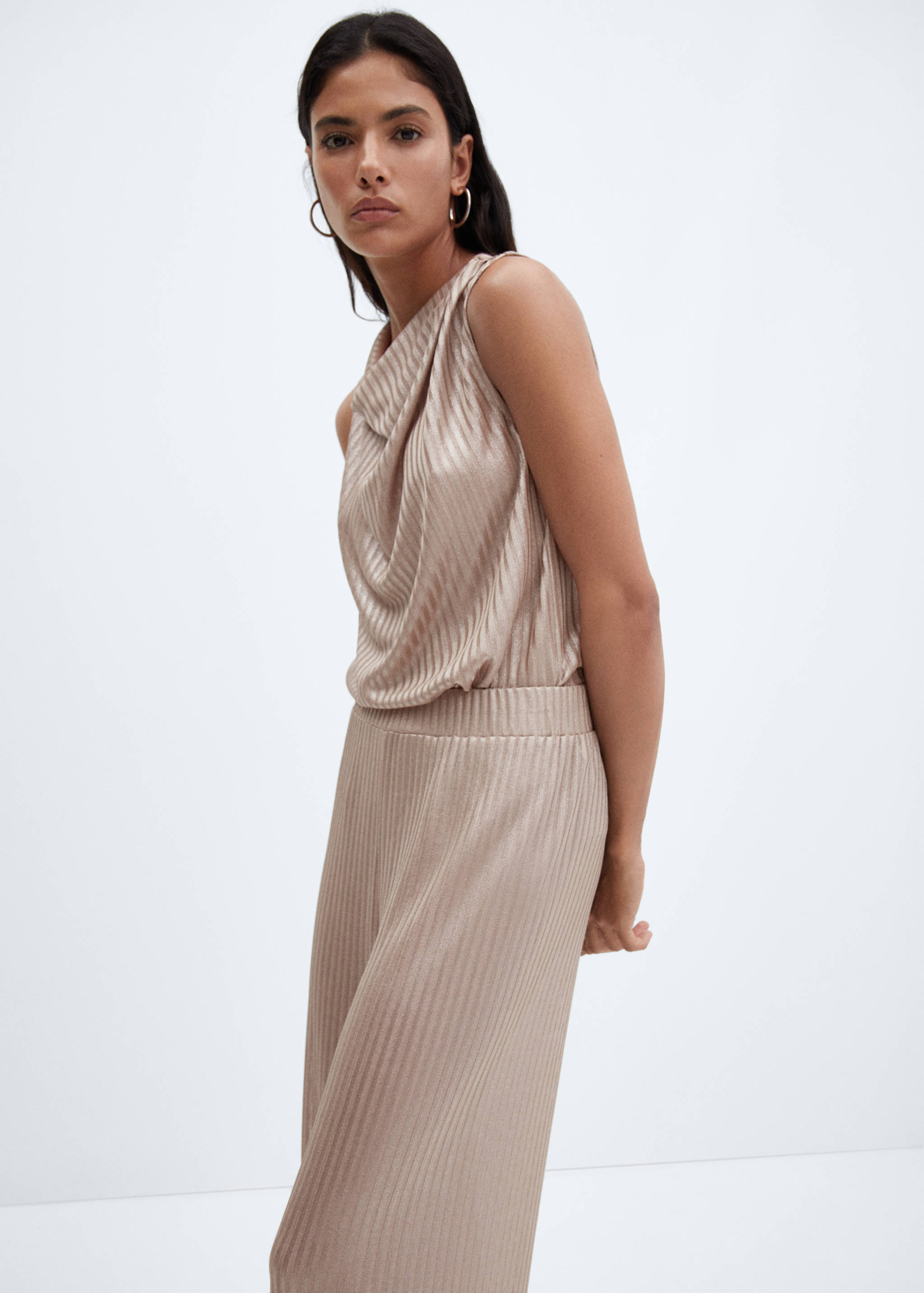 Pantalon wideleg taille élastique - Détail de l'article 1