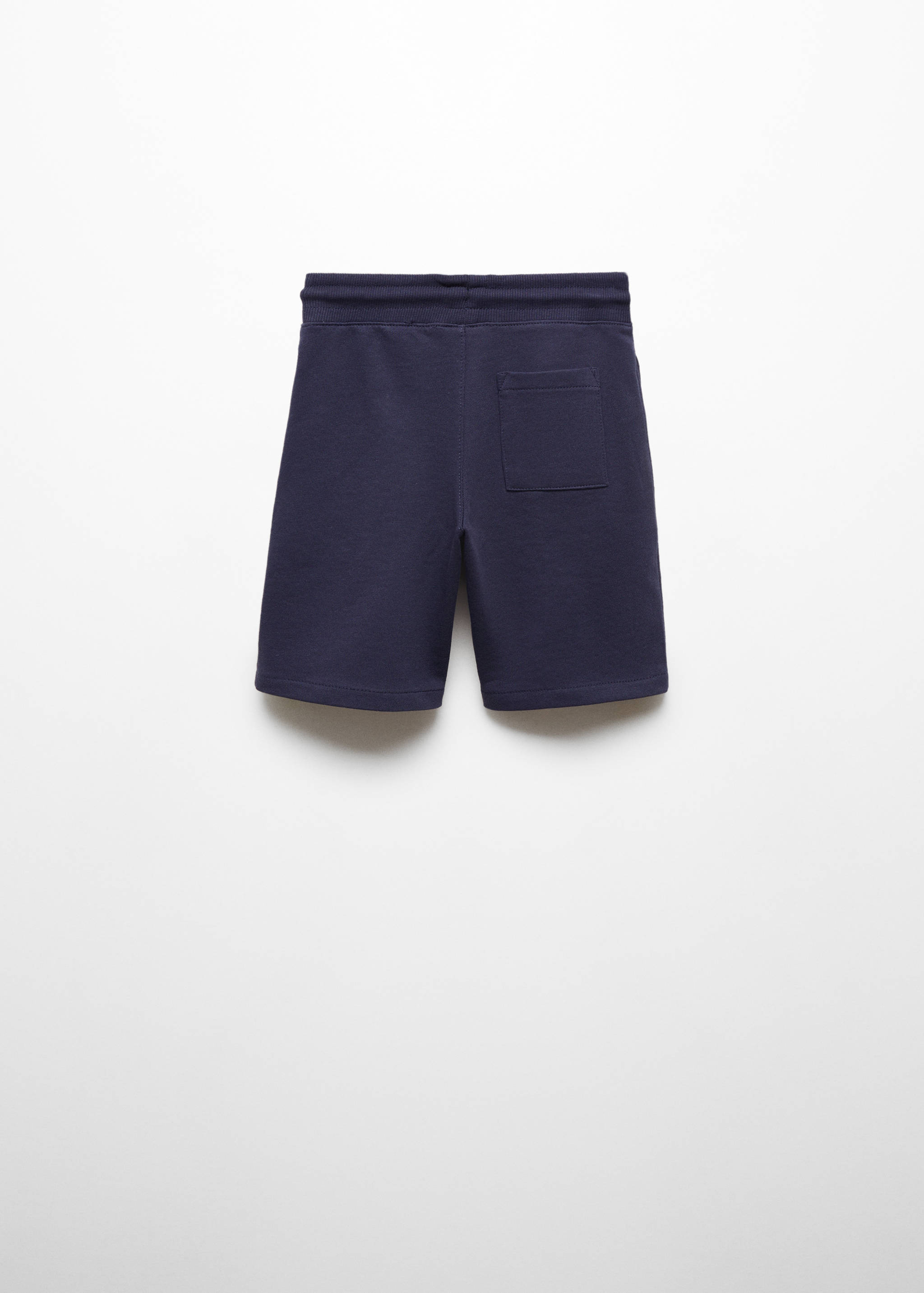 Bermuda coton taille élastique - Verso de l’article