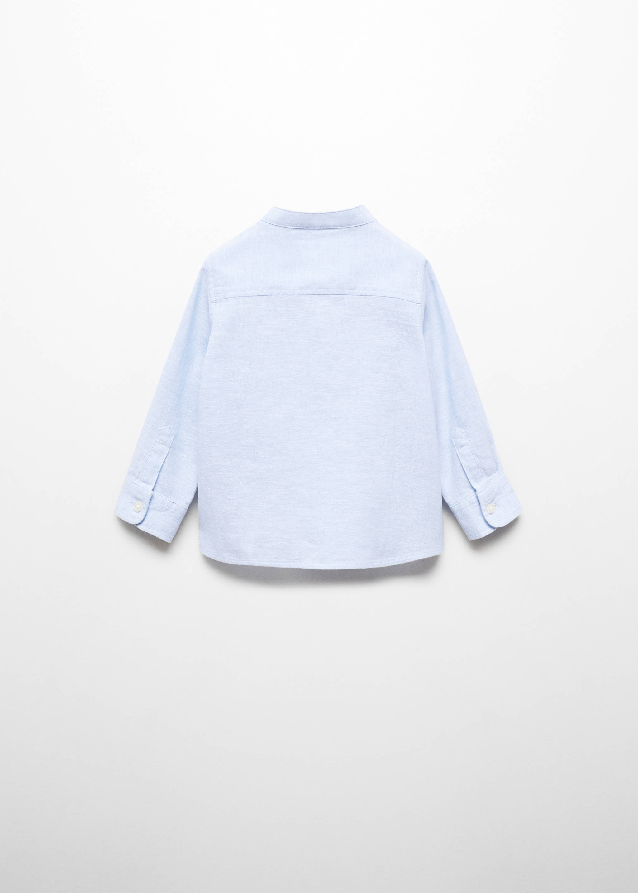 Camisa lino cuello mao - Reverso del artículo