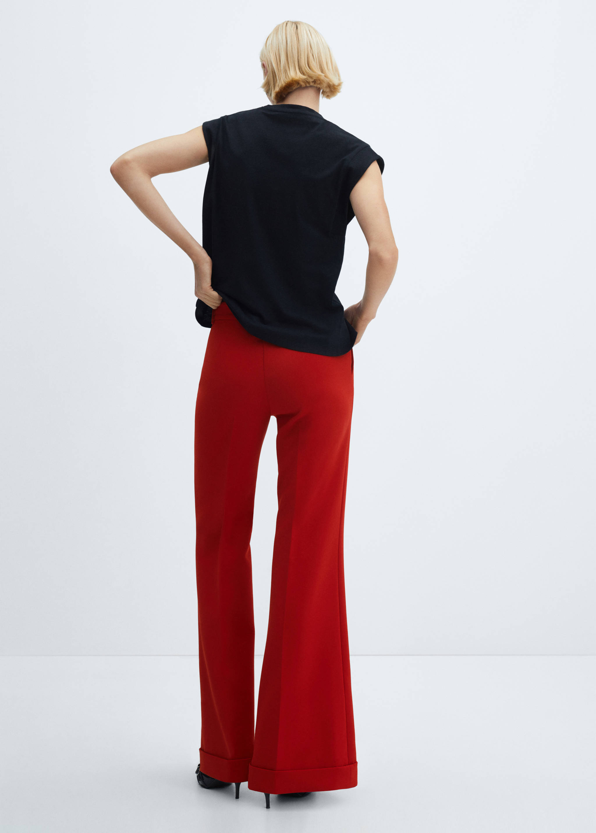 Pantalon flare taille normale - Verso de l’article