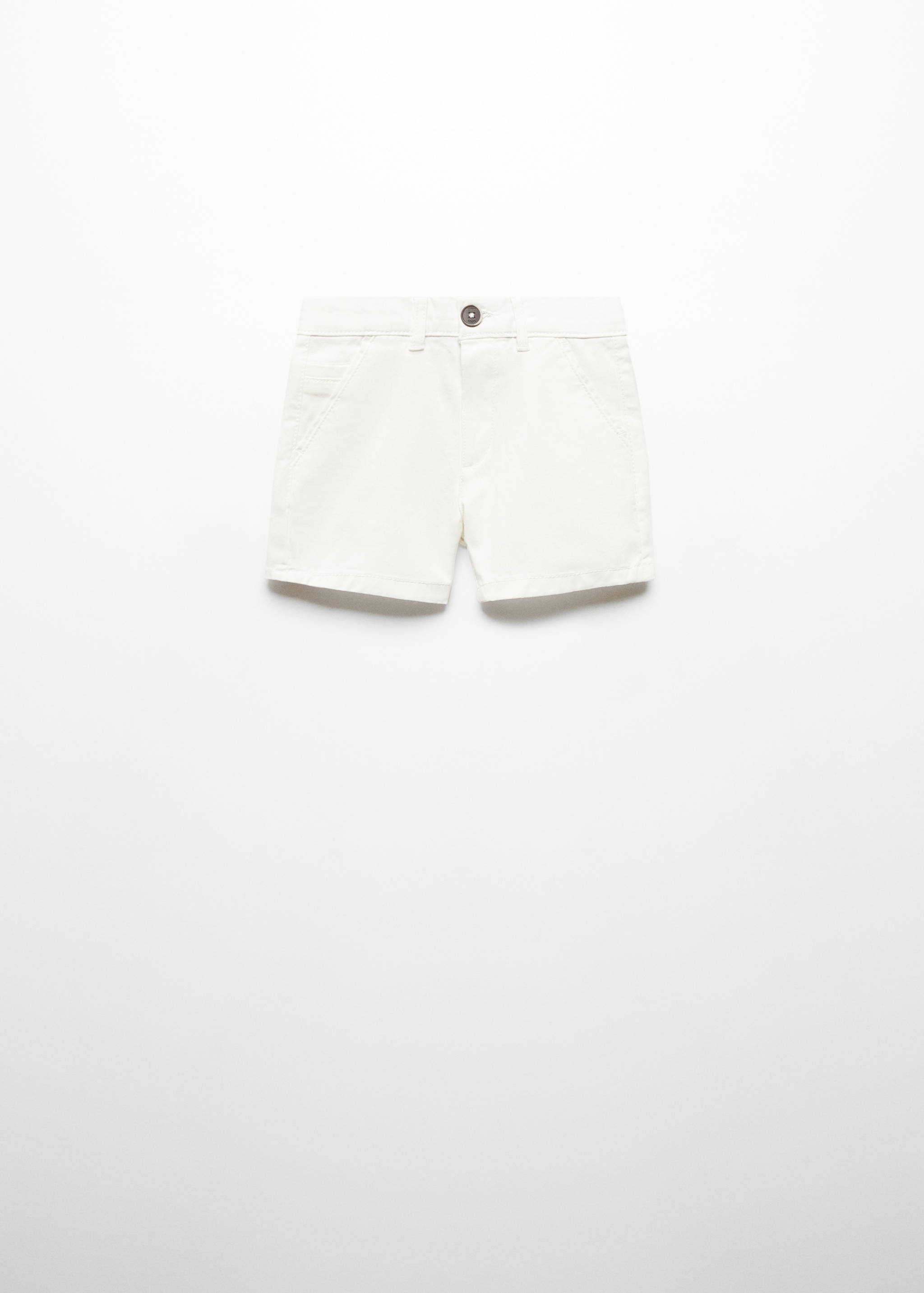 Bermuda slim-fit chino coton - Article sans modèle