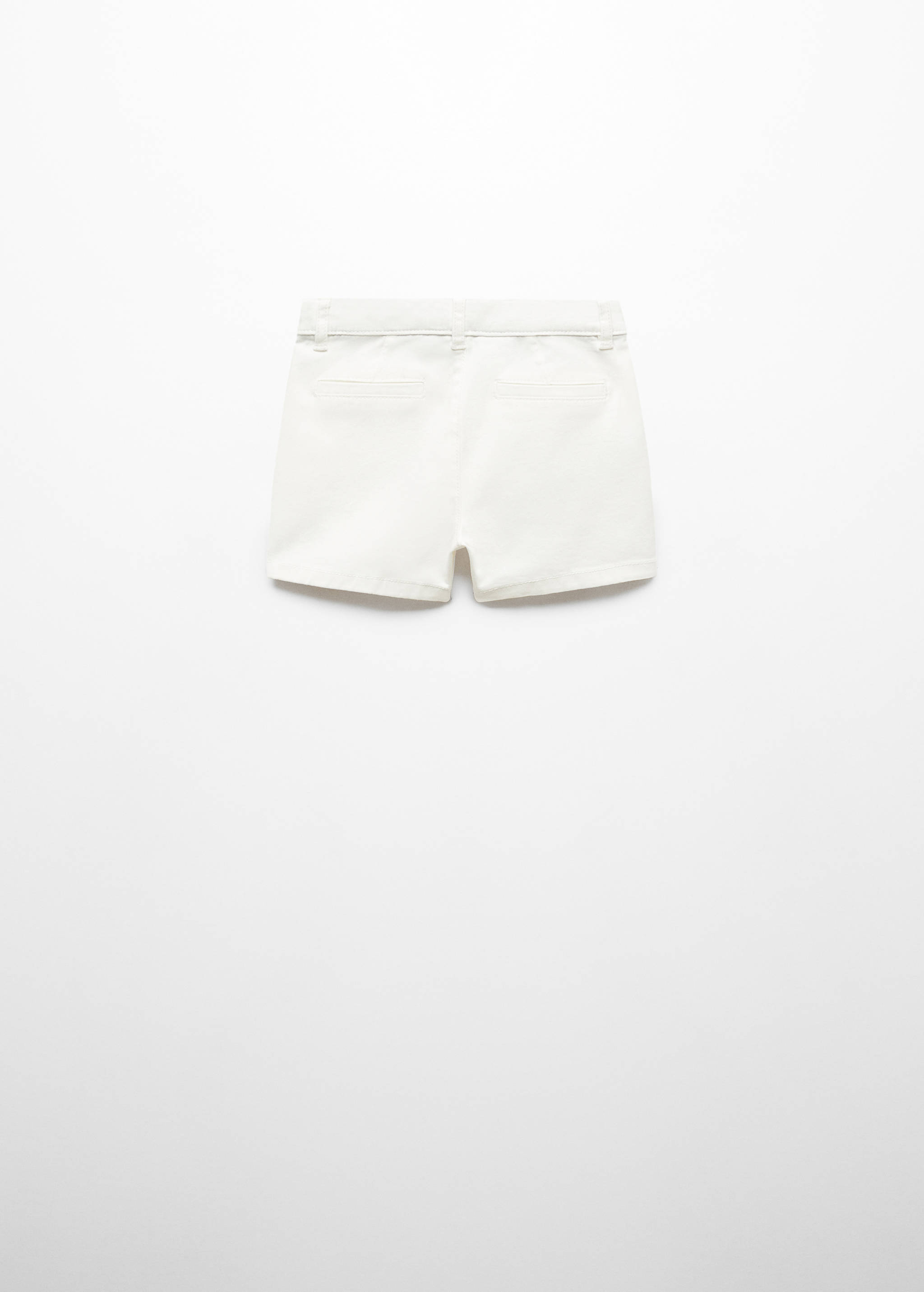 Bermuda slim-fit chino coton - Verso de l’article