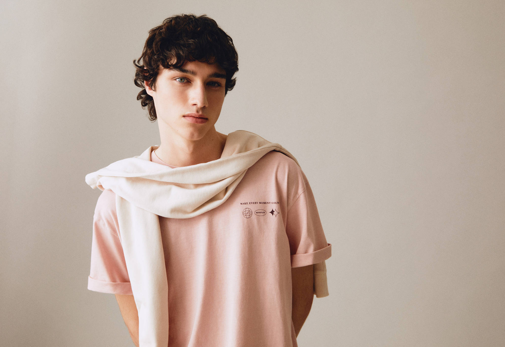 Short-sleeved printed t-shirt - Panoramic plane
