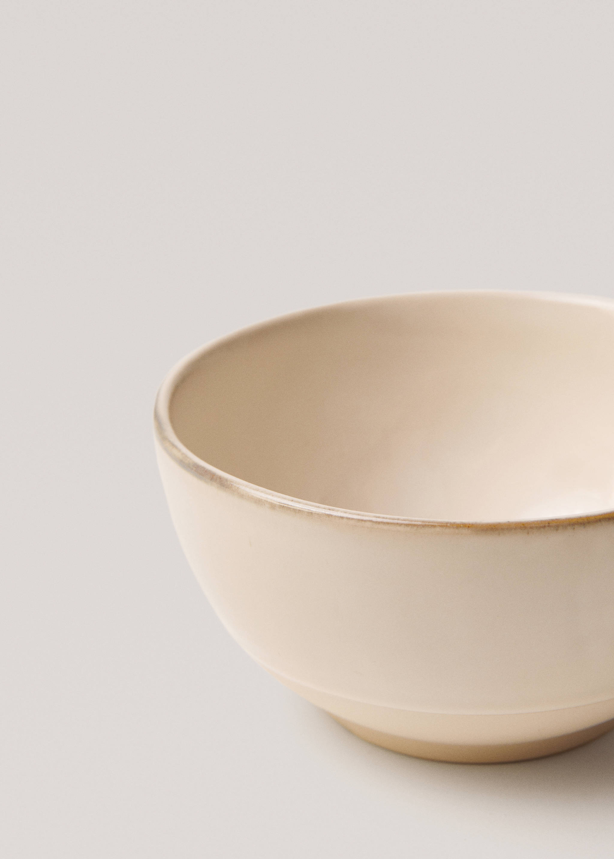 Schale aus Steingut mit Rand - Detail des Artikels 1