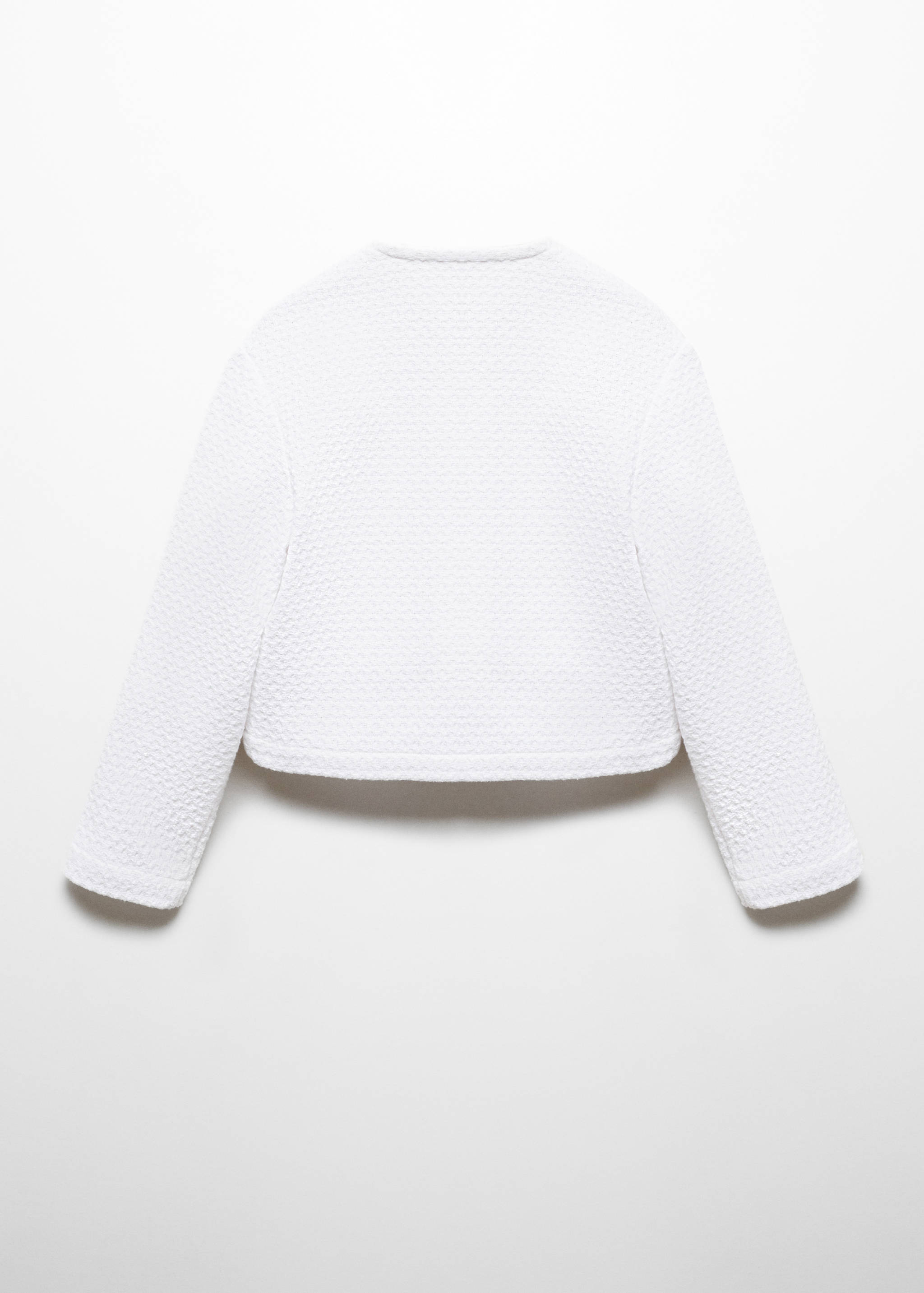 Pocket tweed jacket - Reverse of the article