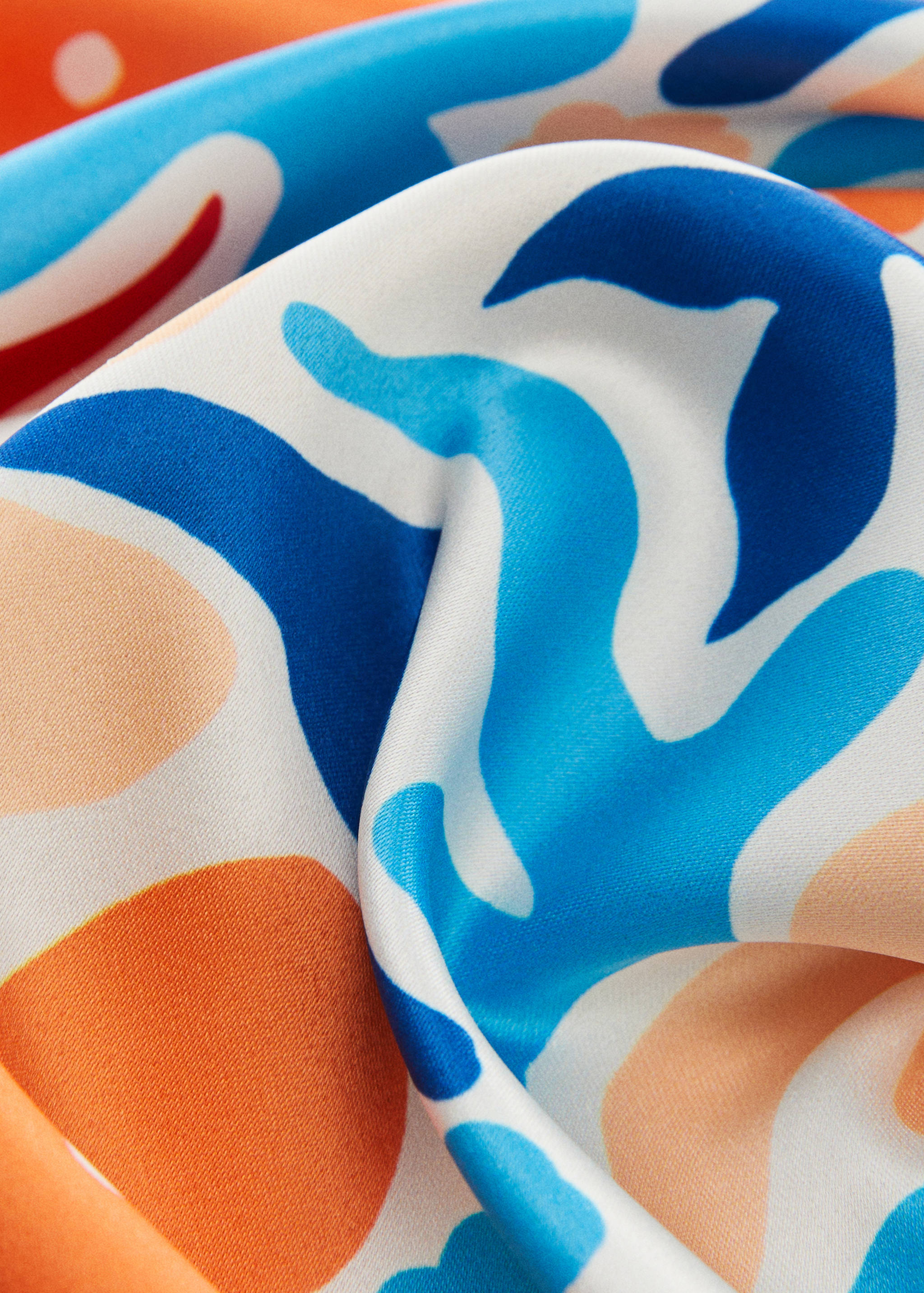 Floral print scarf - Details of the article 1