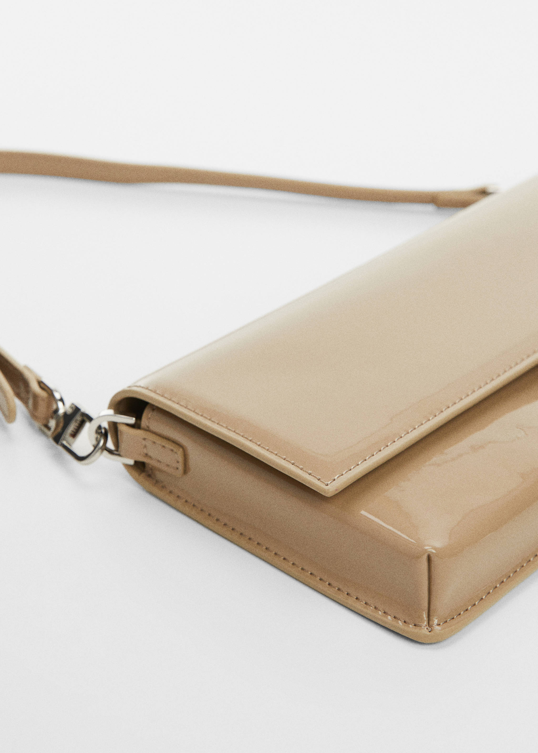 페이턴트 가죽 이펙트 더블 구성 백 - 상품 내역: 1