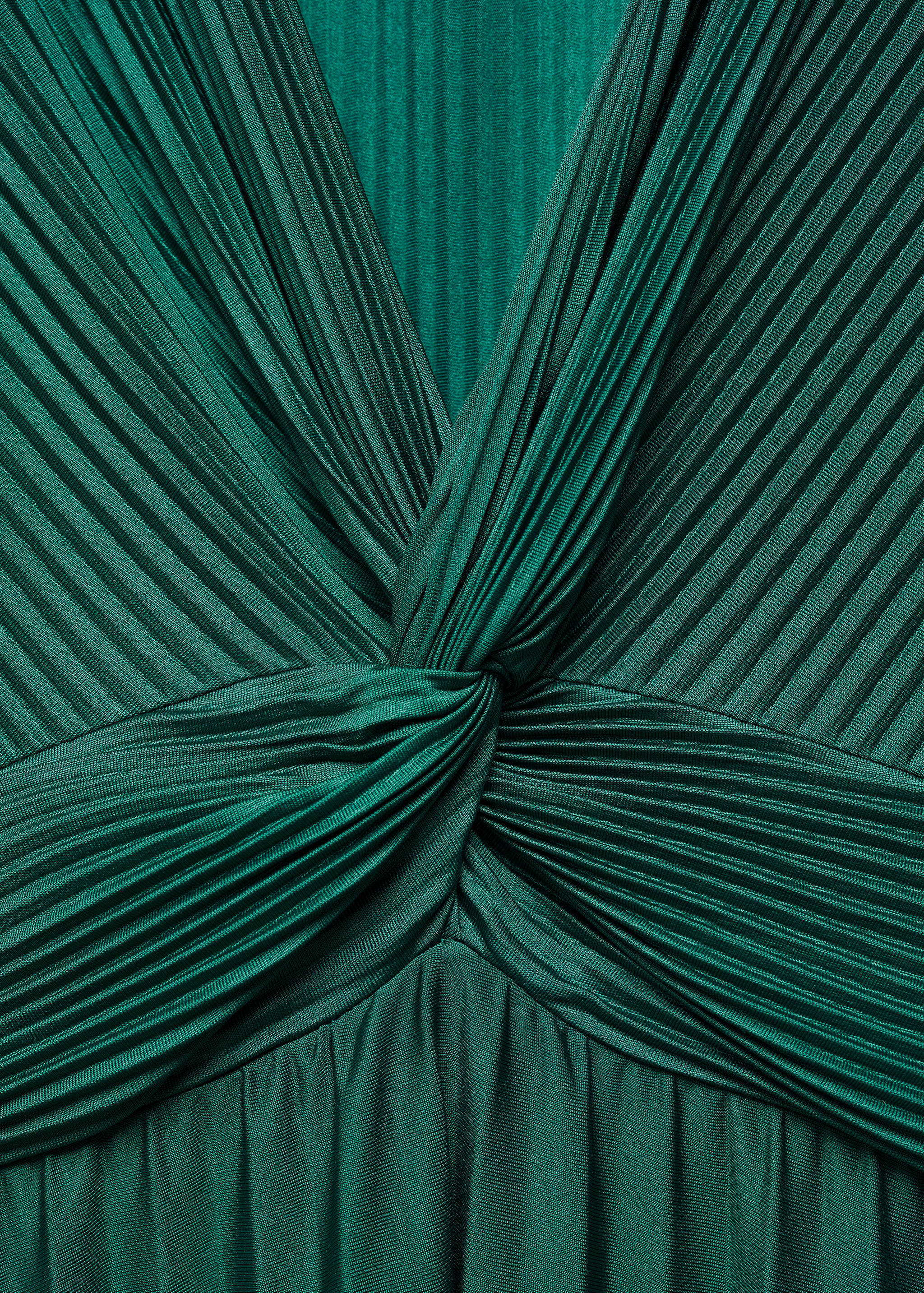 V-neck pleated dress - Details of the article 8