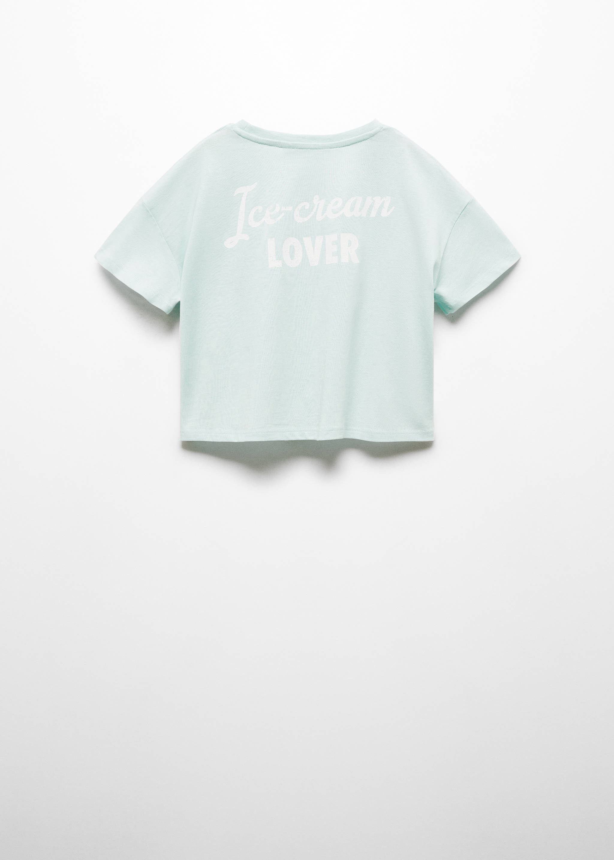 تي شيرت بعقدة في الأطراف - الجهة الخلفية للمنتج