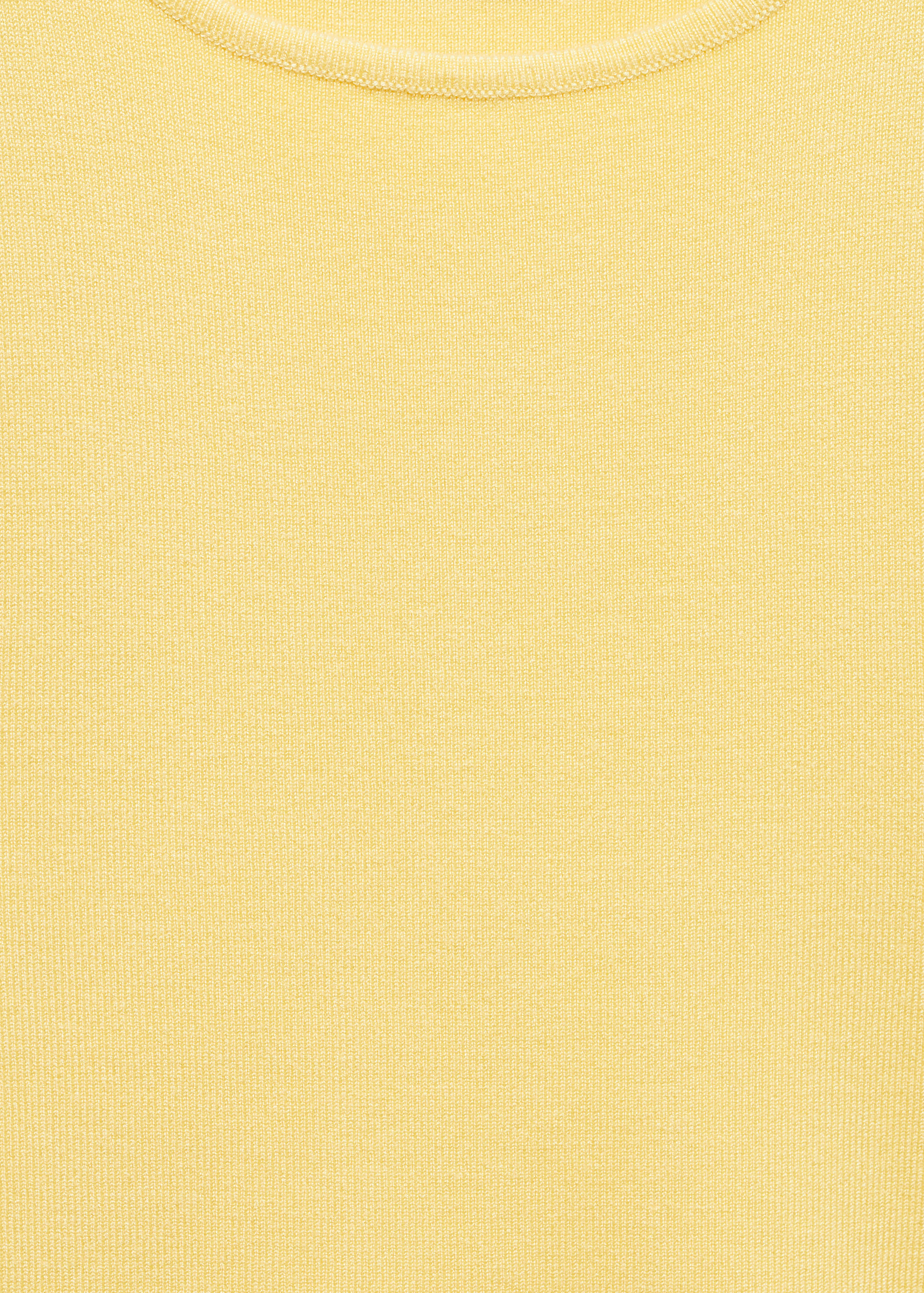 Knitted top with wide straps - Details of the article 8