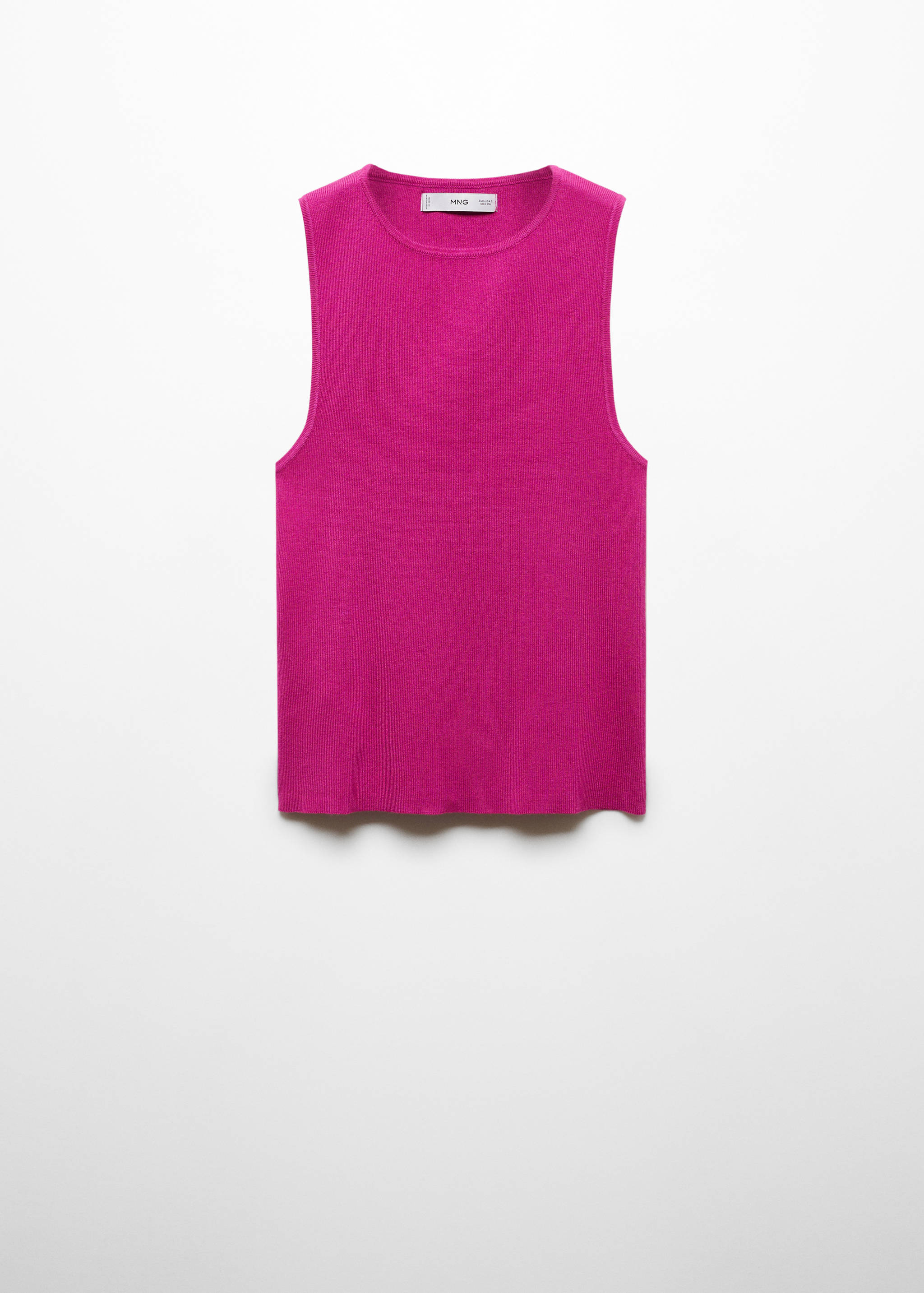 Knitted top with wide straps - Article without model