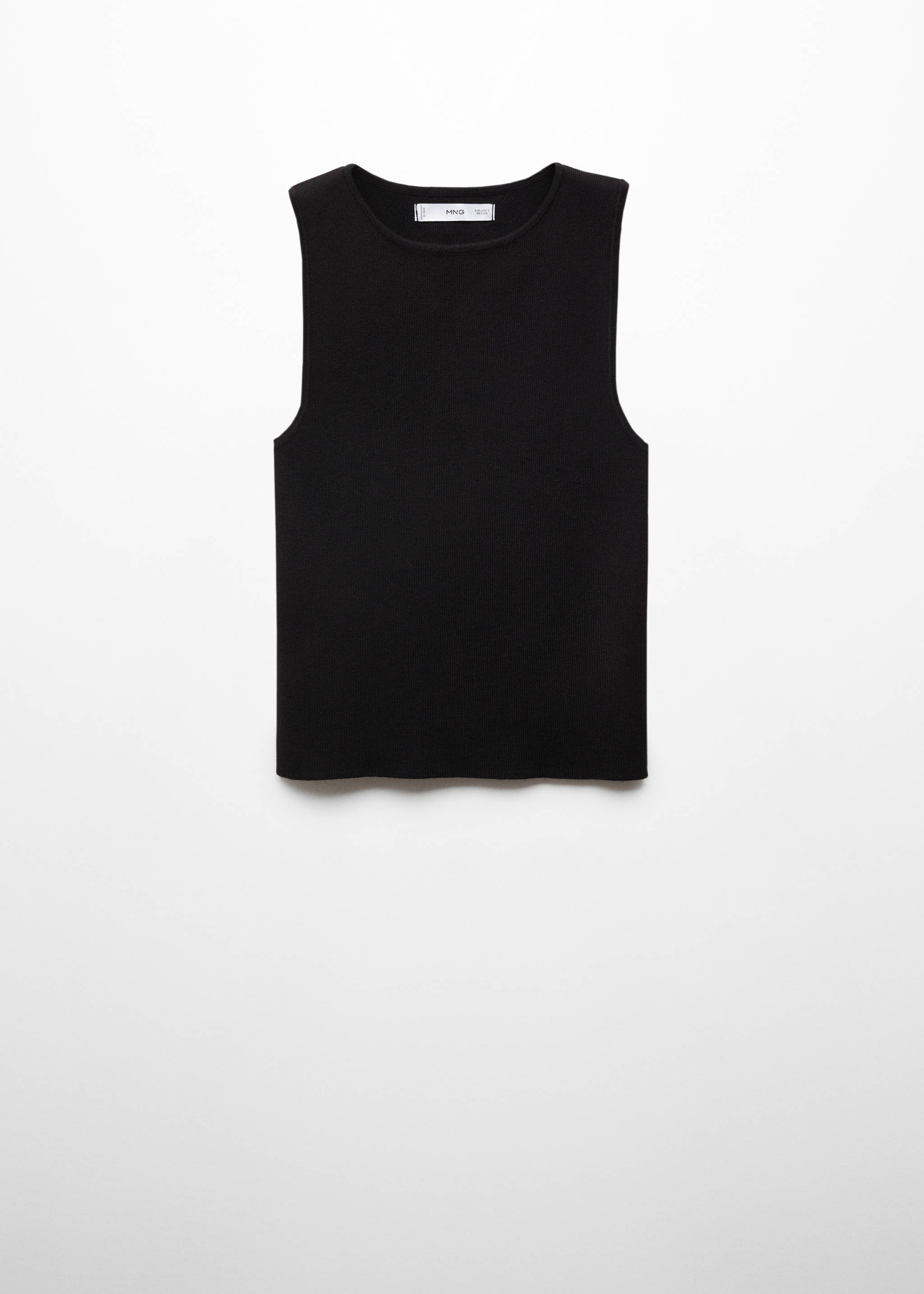 Knitted top with wide straps - Article without model