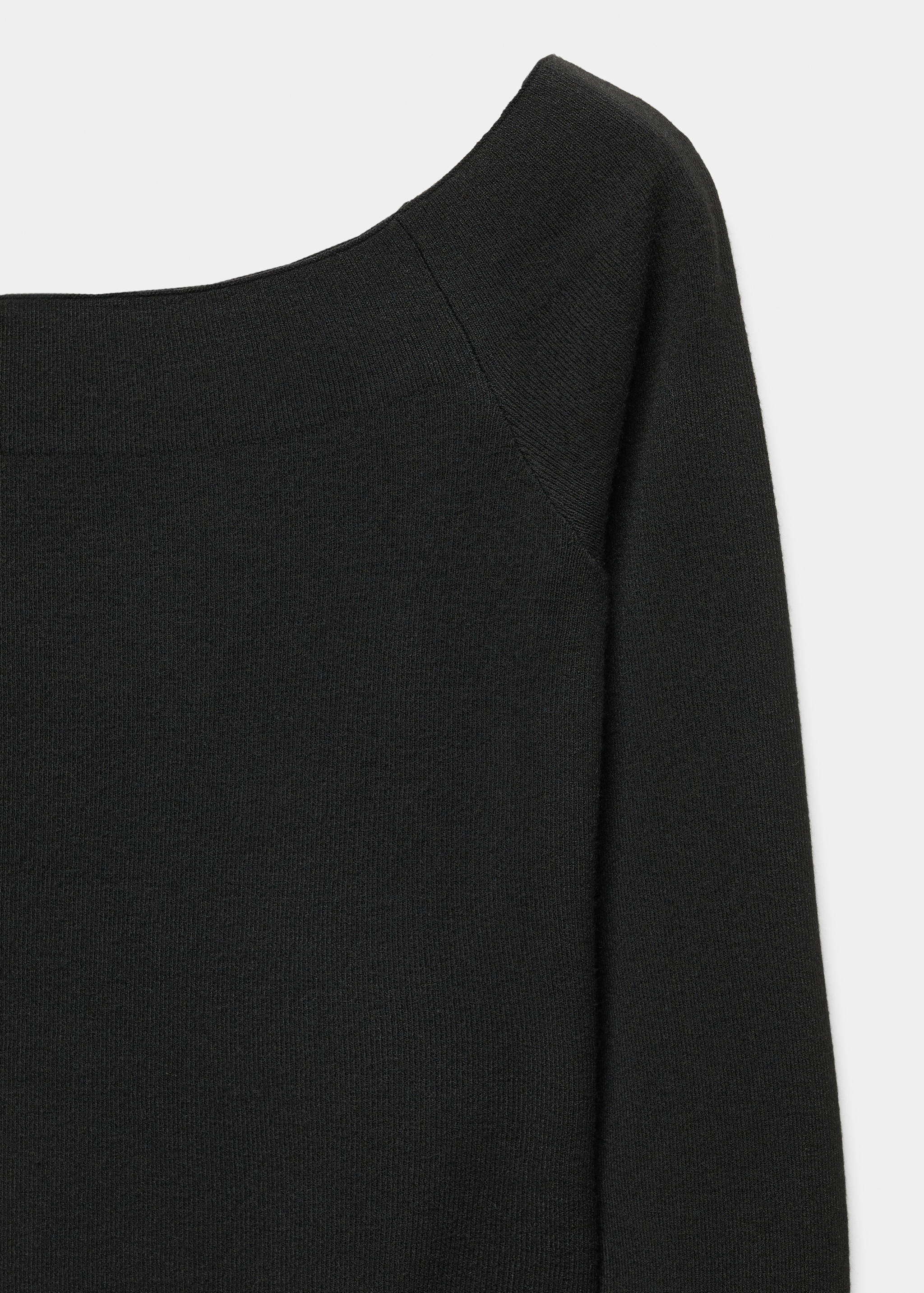 Off-the-shoulder knitted sweater - Details of the article 8