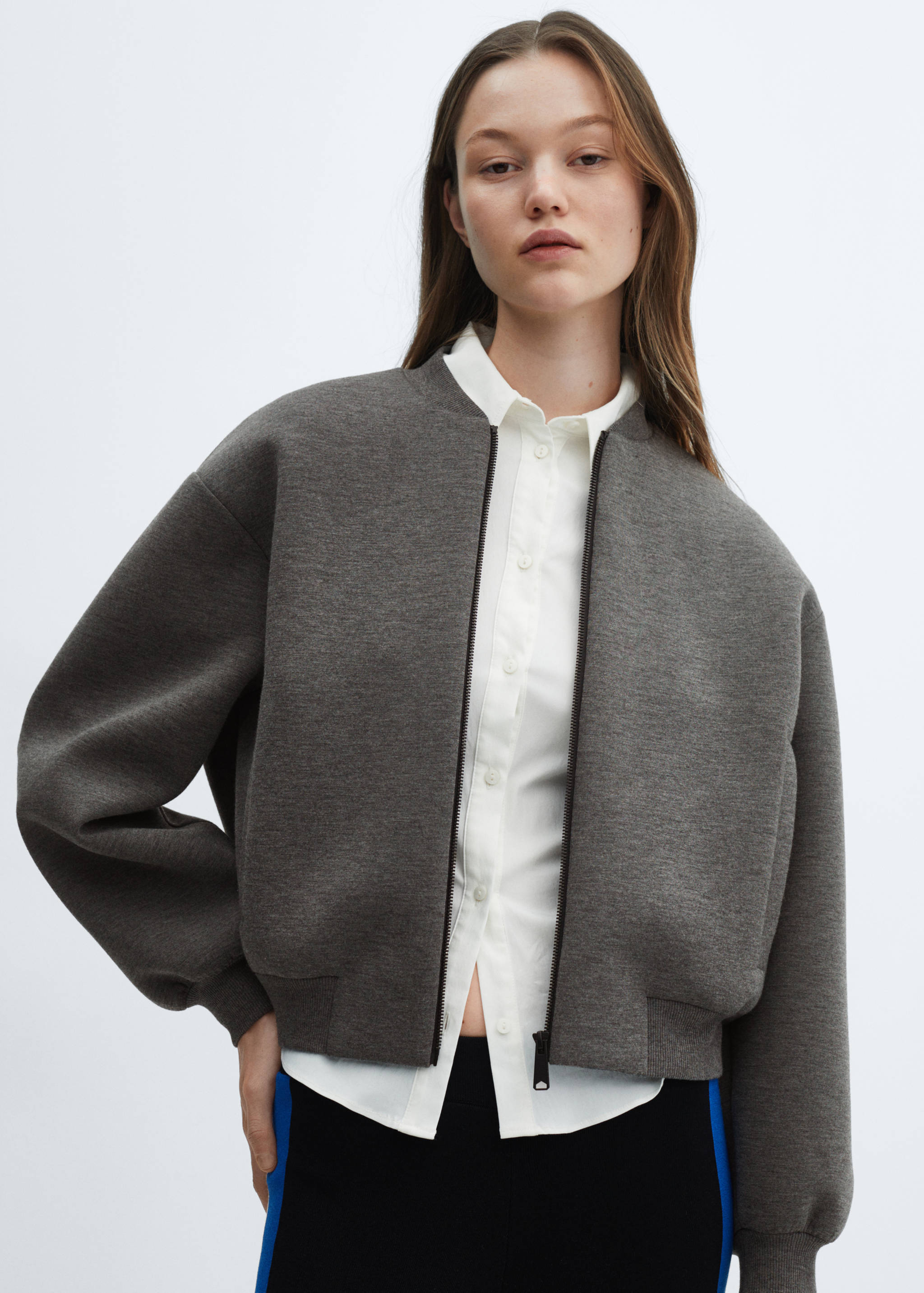 Veste bomber fermeture Éclair - Détail de l'article 1