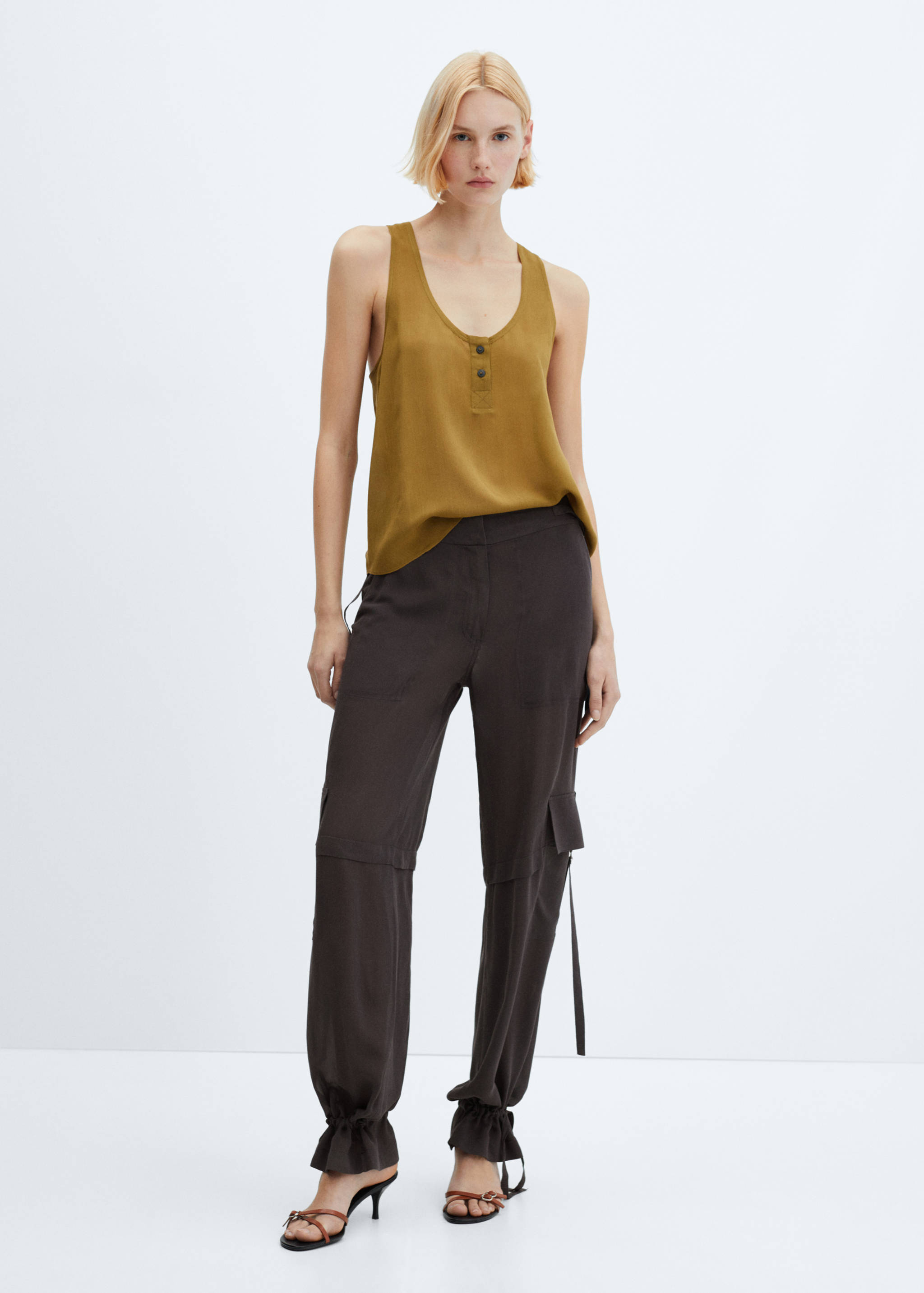 Top fluide boutonné - Plan général