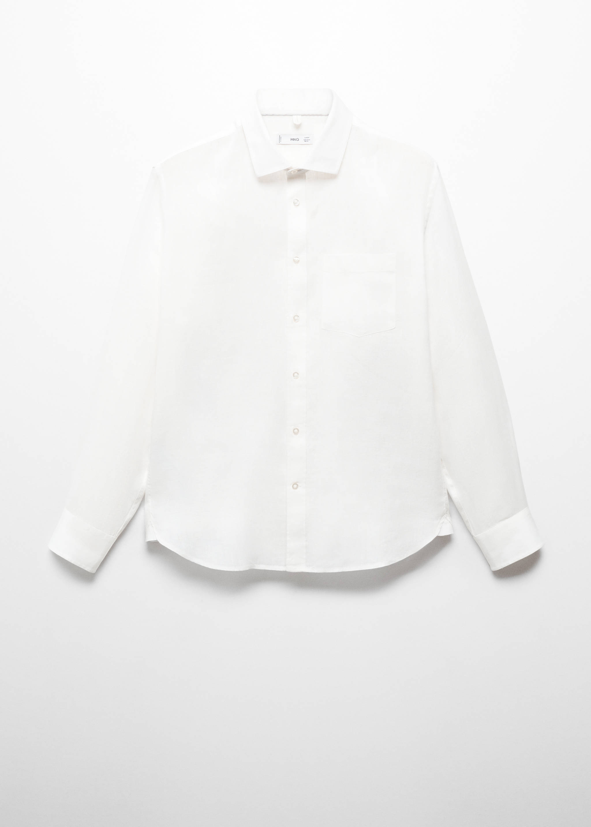 Skjorta 100% linne classic fit - Artikel utan modell