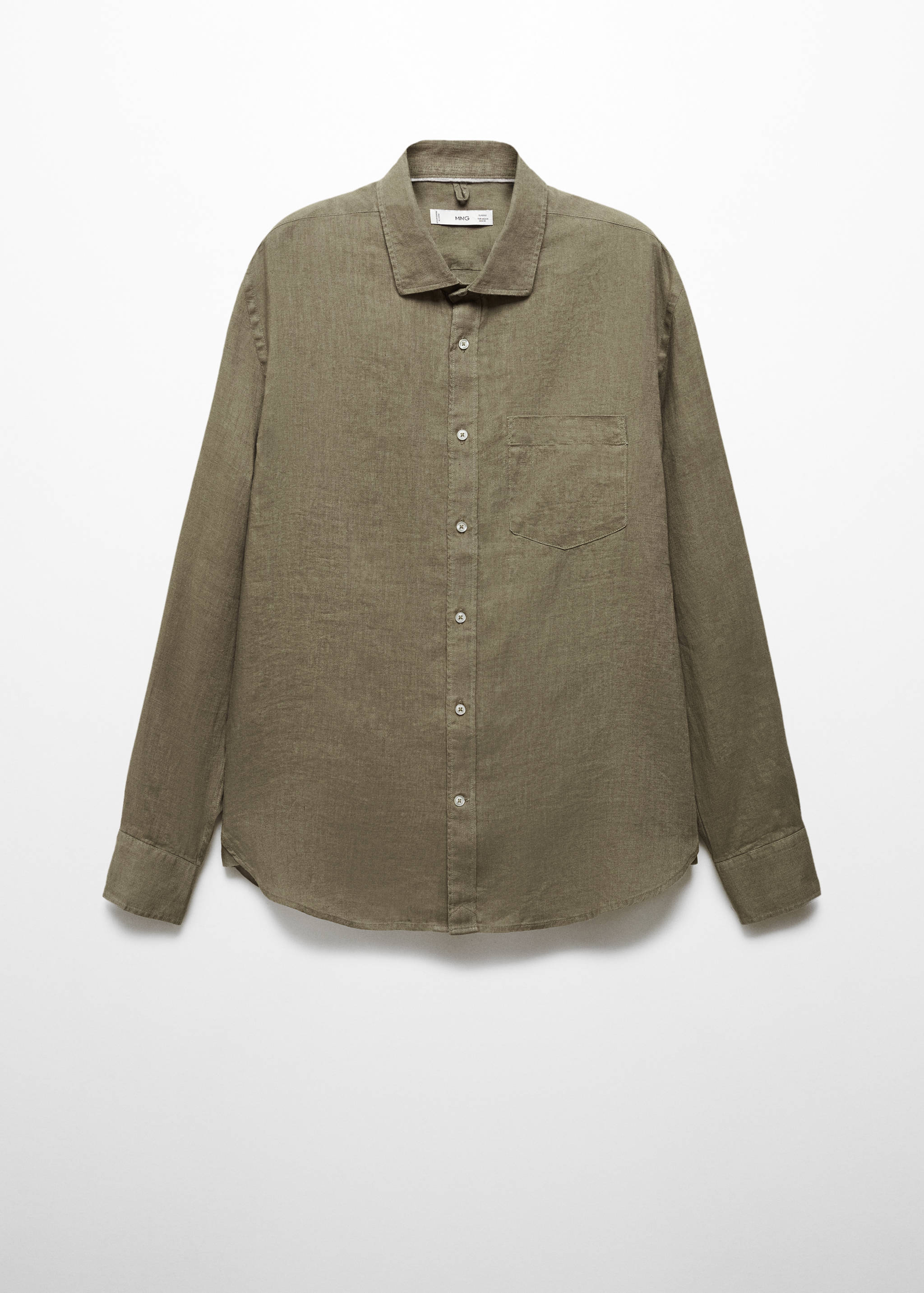 Camisa classic fit de 100% linho - Artigo sem modelo