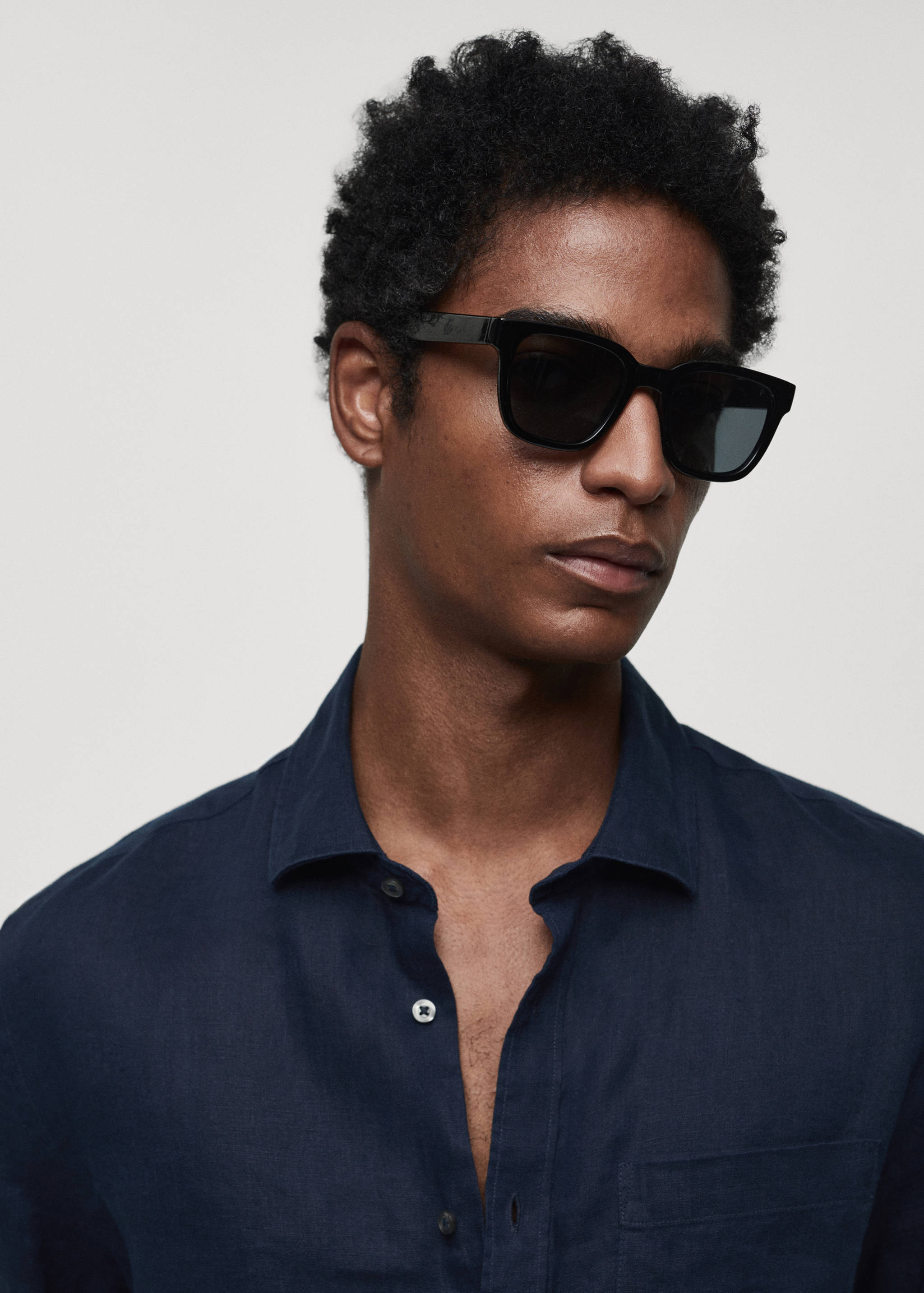 Skjorta 100% linne classic fit - Detaljer om artikeln 1