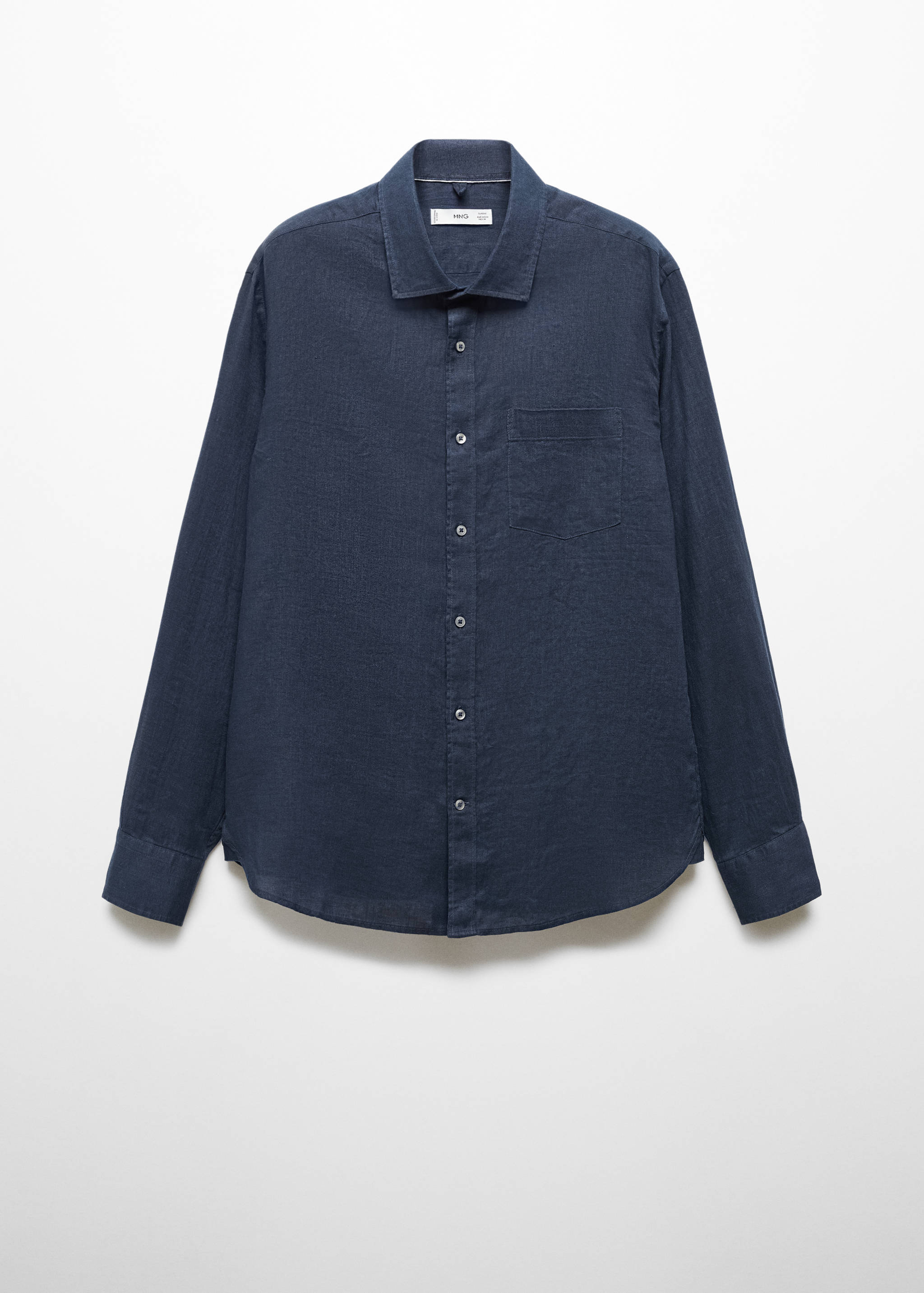 Skjorta 100% linne classic fit - Artikel utan modell