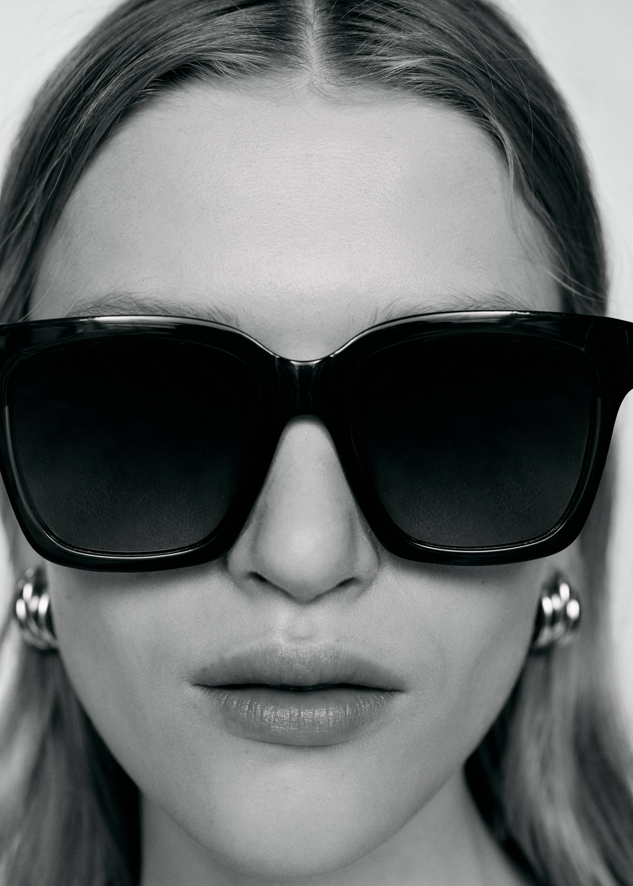 Солнцезащитные очки в квадратной оправе - Общий план