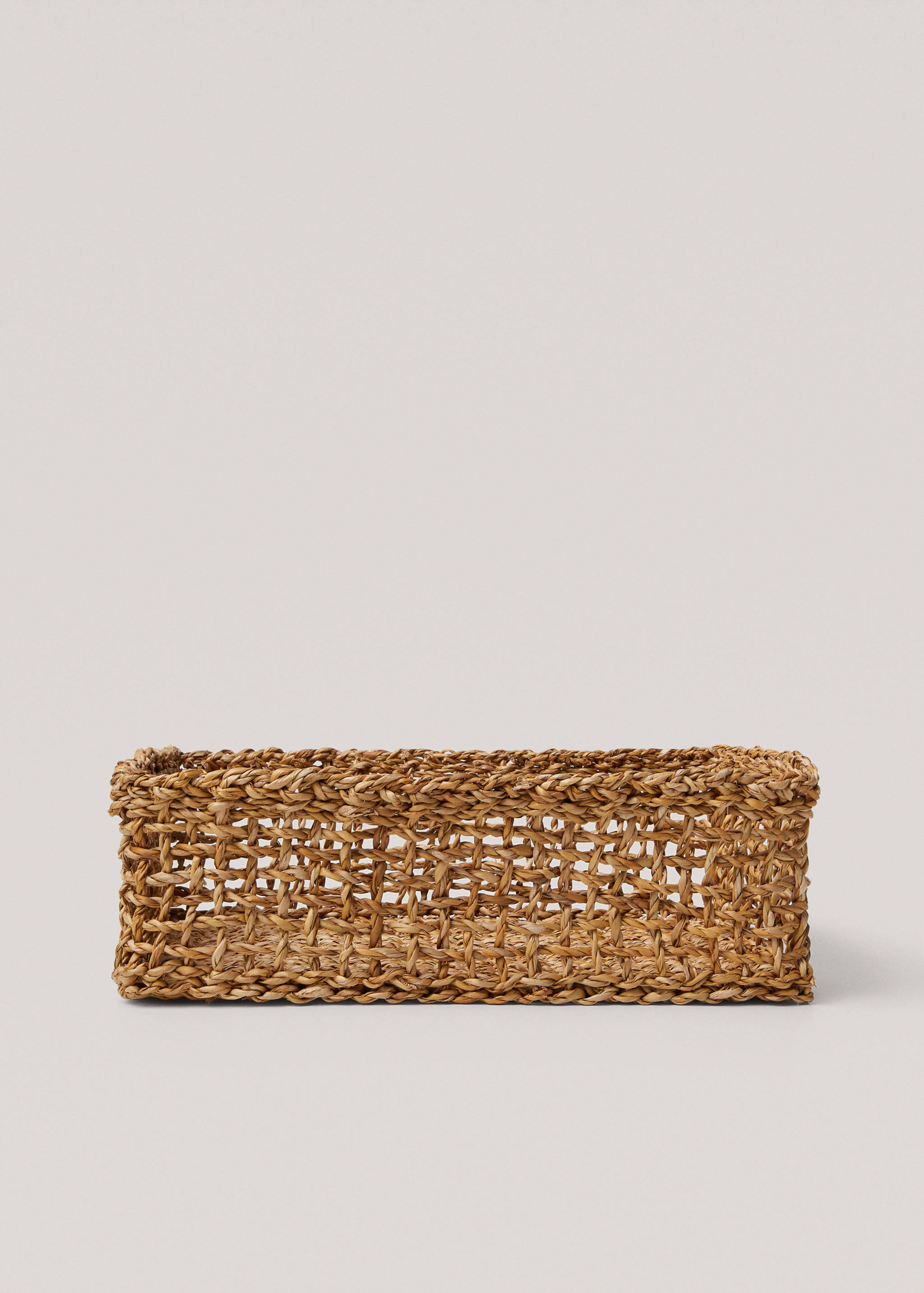 Cesta retangular de fibras naturais 30 x 40 cm - Artigo sem modelo