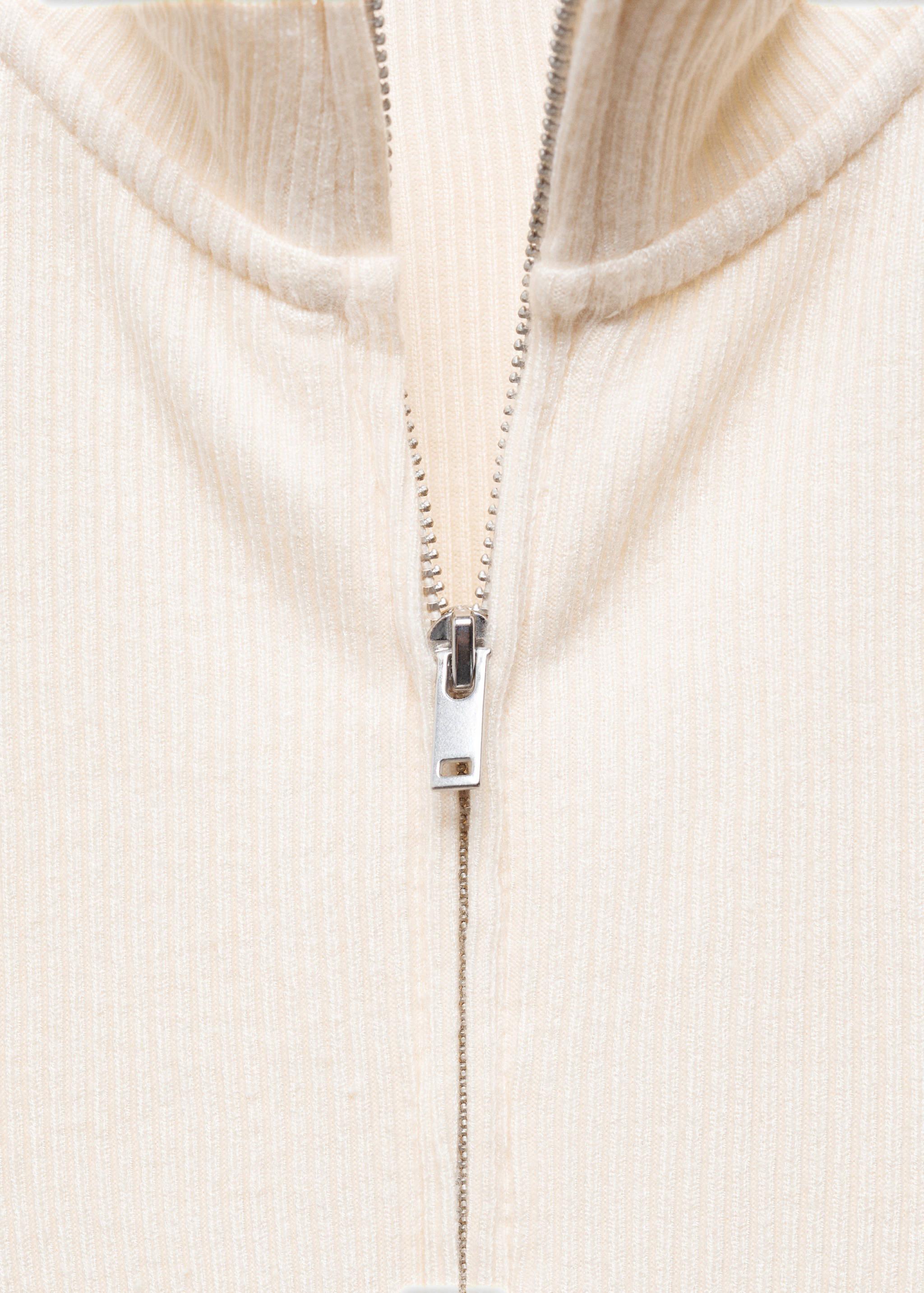 Кардиган с воротником perkins и молнией - Деталь изделия 8