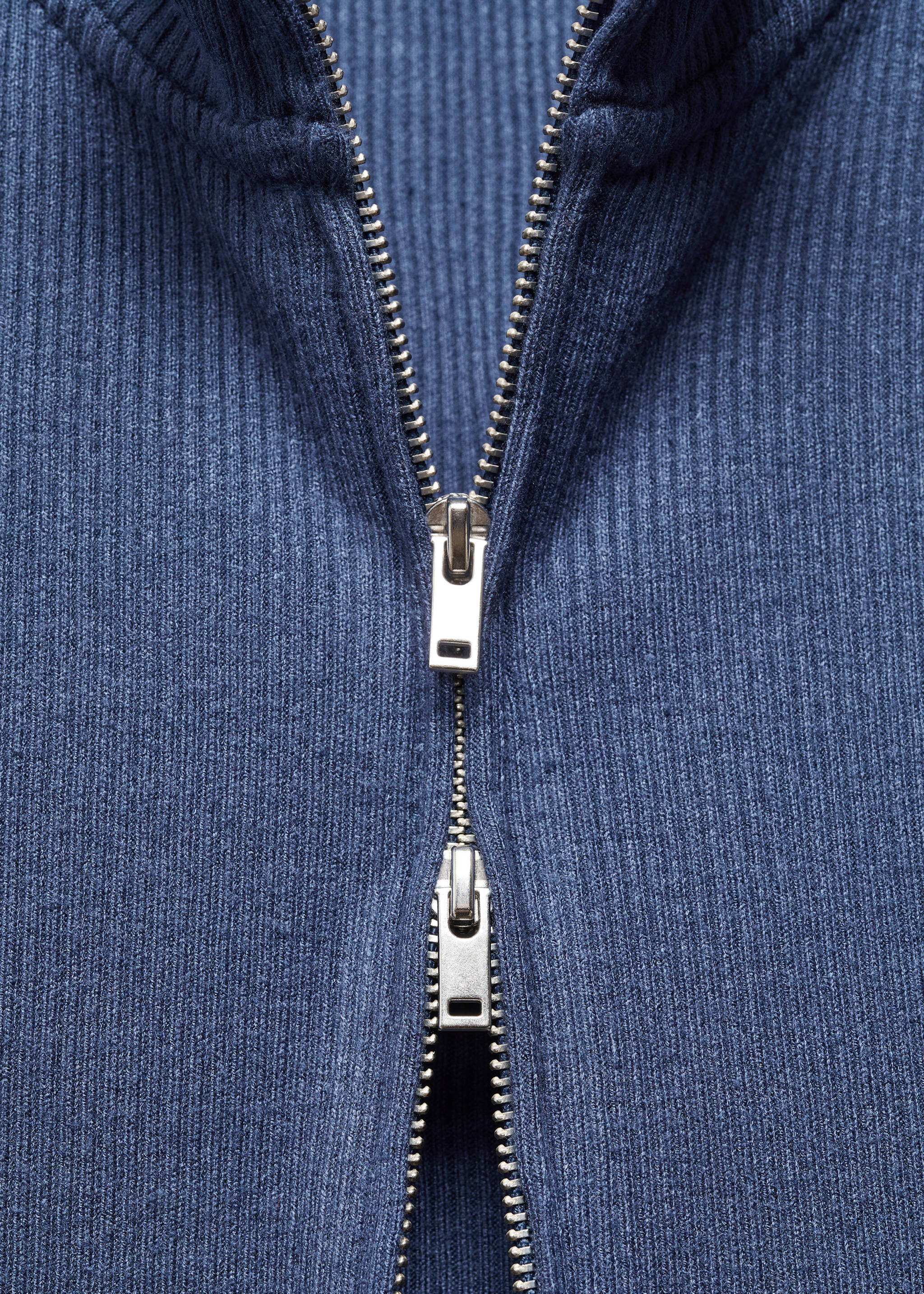 Кардиган с воротником perkins и молнией - Деталь изделия 8