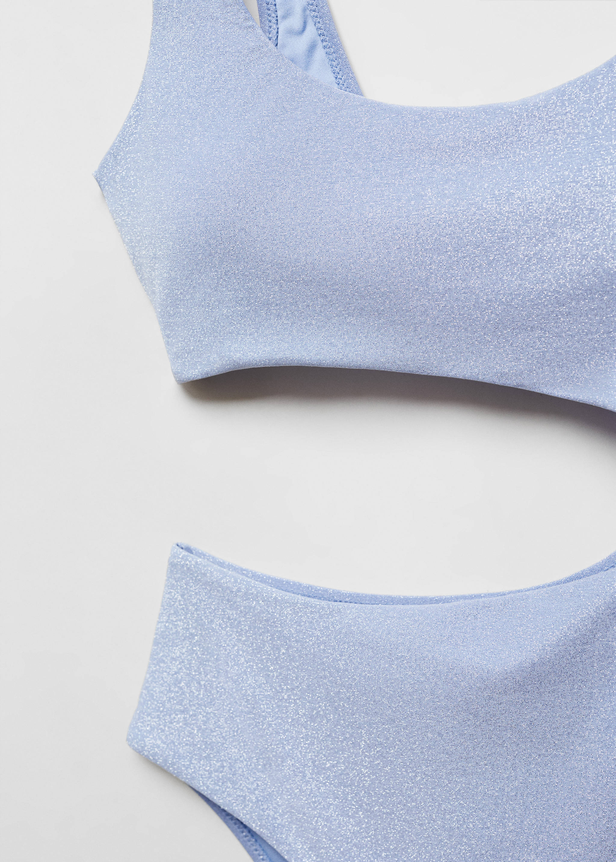 Lurex asymmetrical swimsuit - Details of the article 8