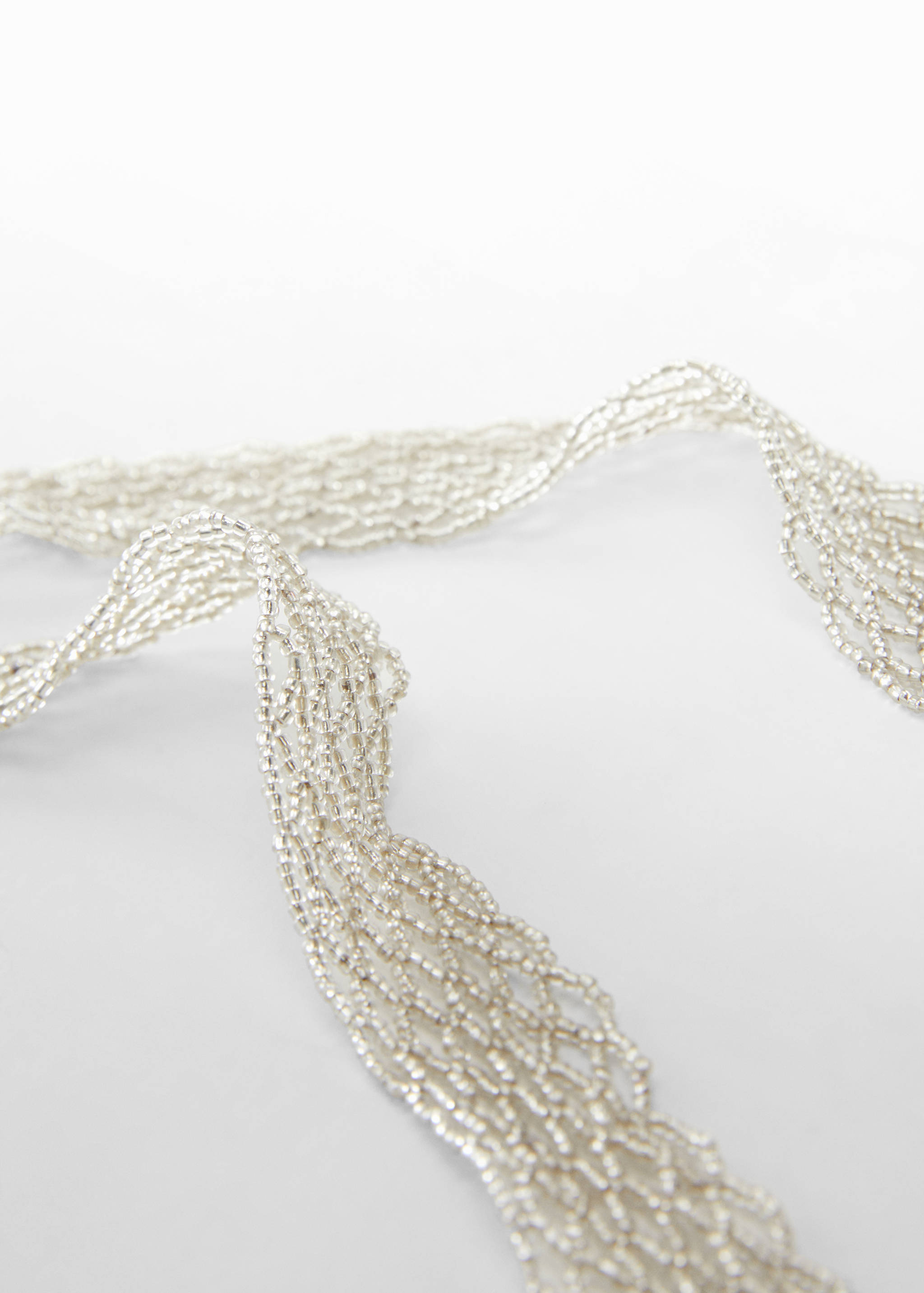 Crystal bead scarf - Medium plane