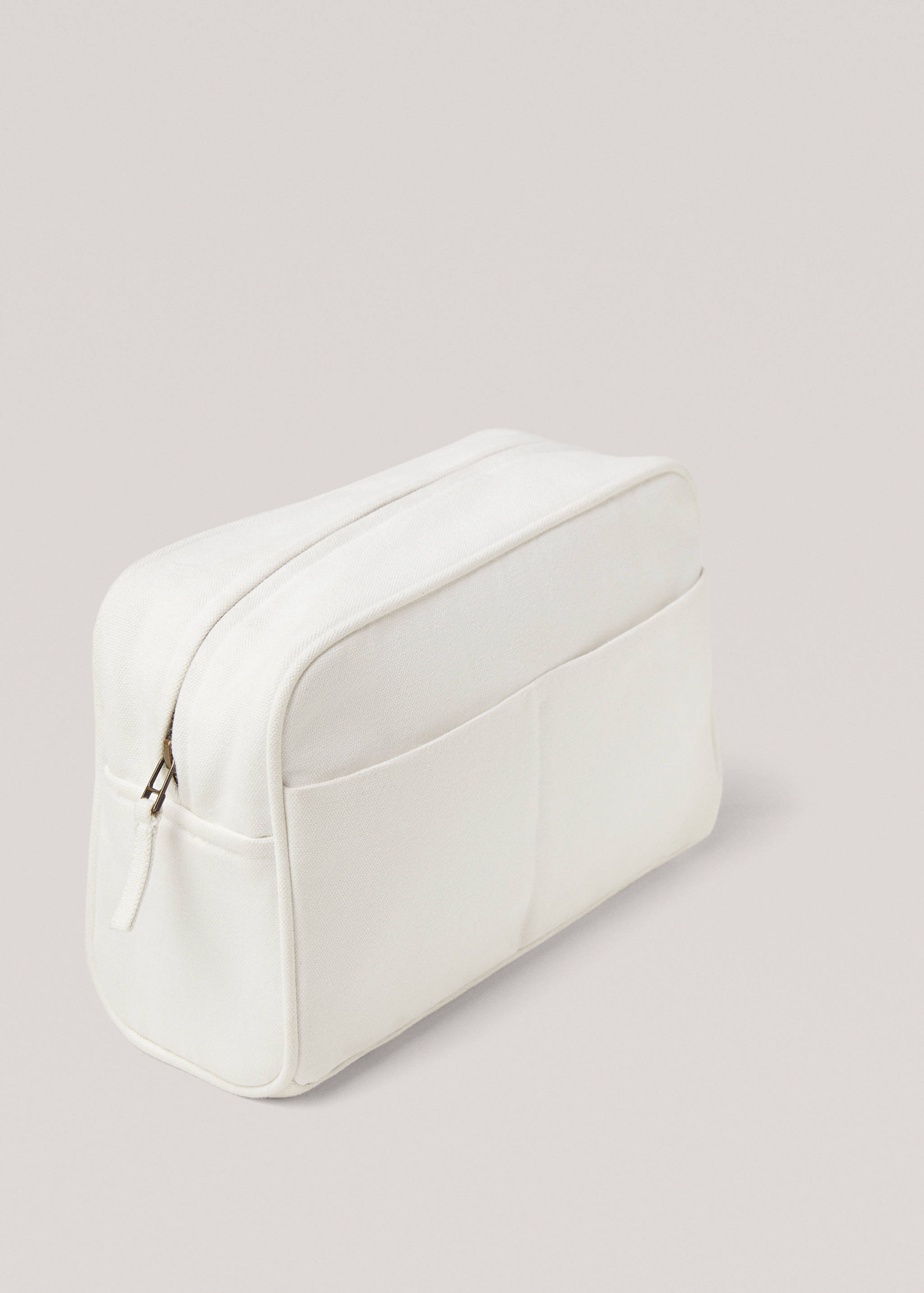 Rectangular cotton toiletry bag - Details of the article 1