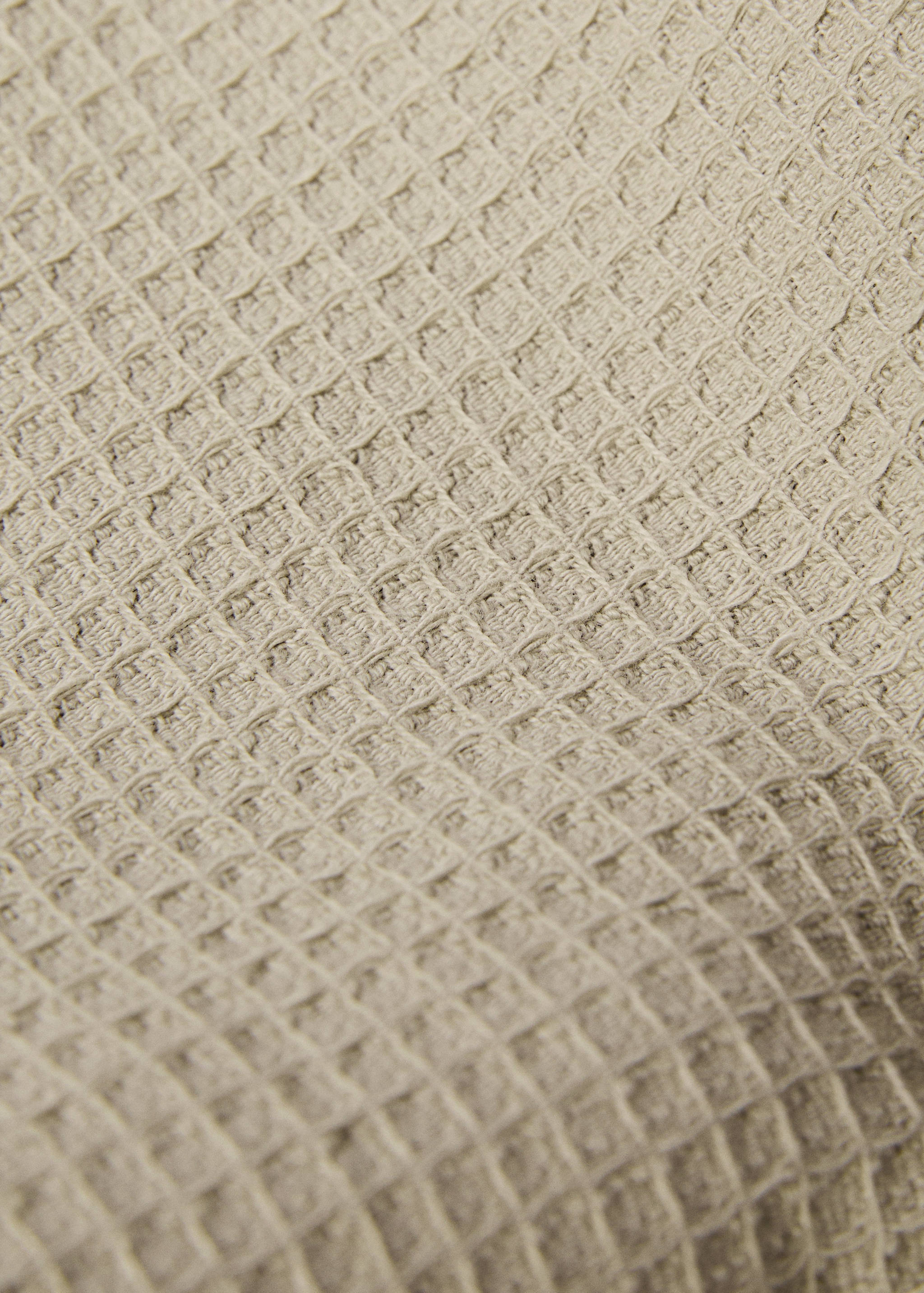 Cotton waffle make-up bag - Details of the article 3