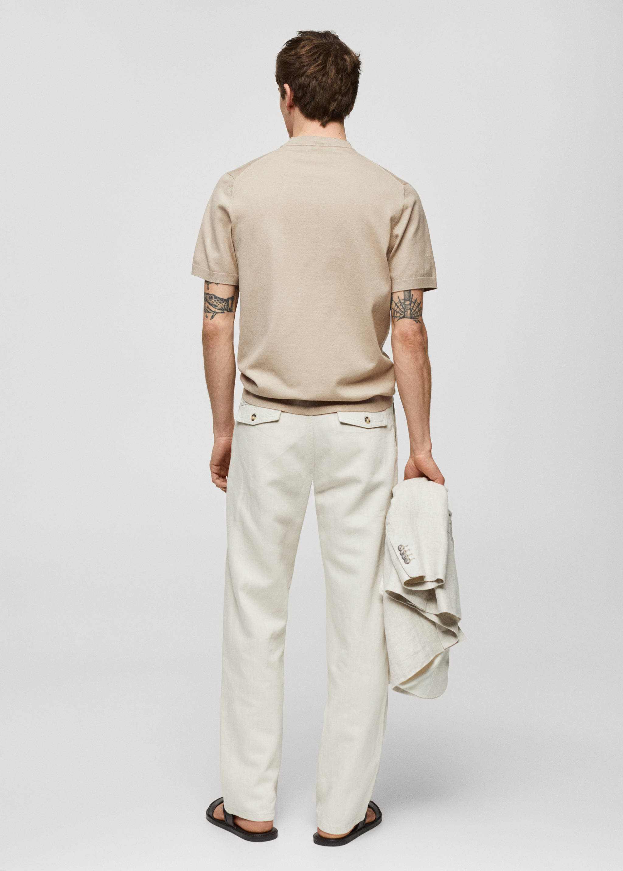 Футболка из тонкого трикотажа - Обратная сторона изделия