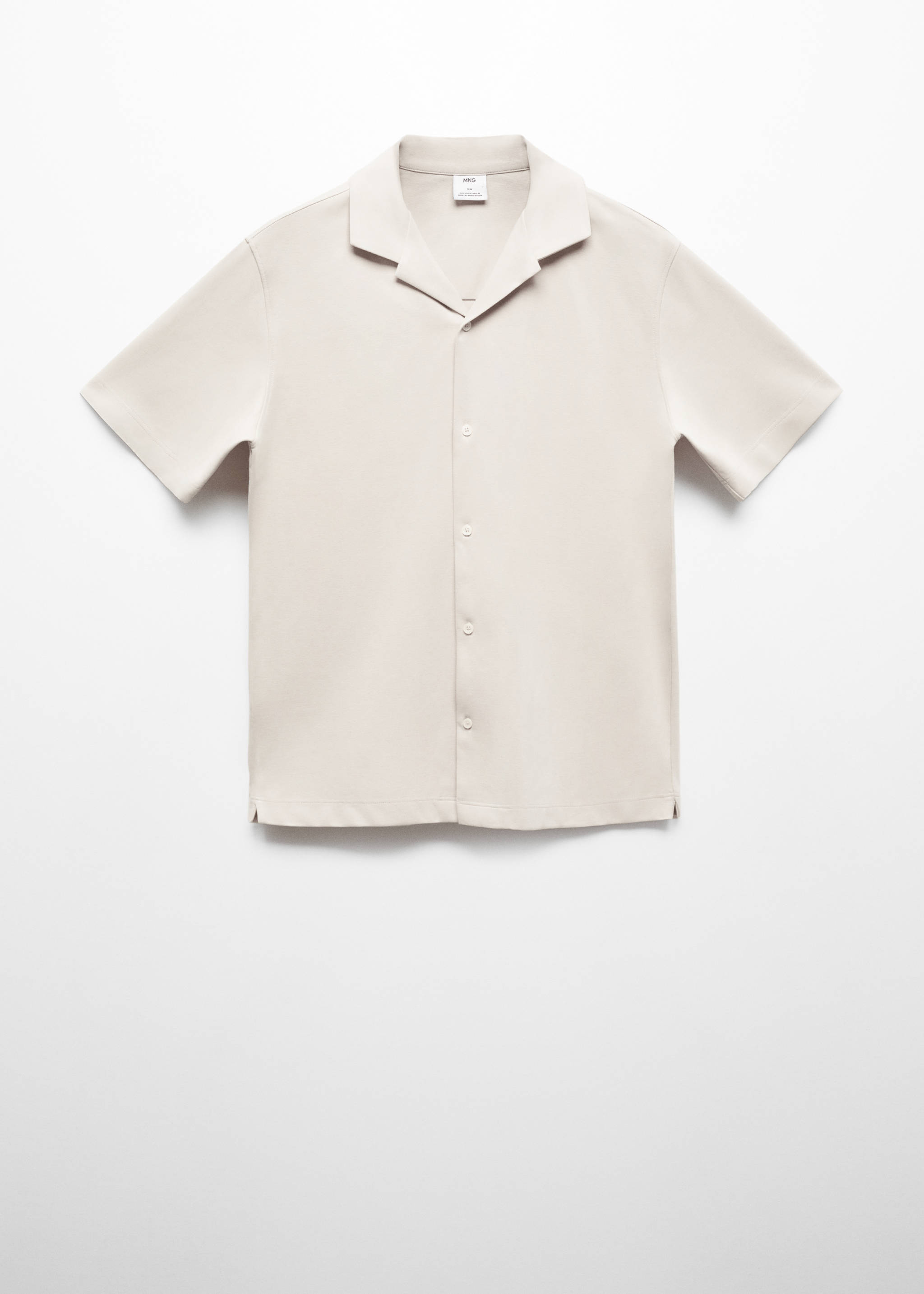 Short sleeved cotton shirt - Article without model