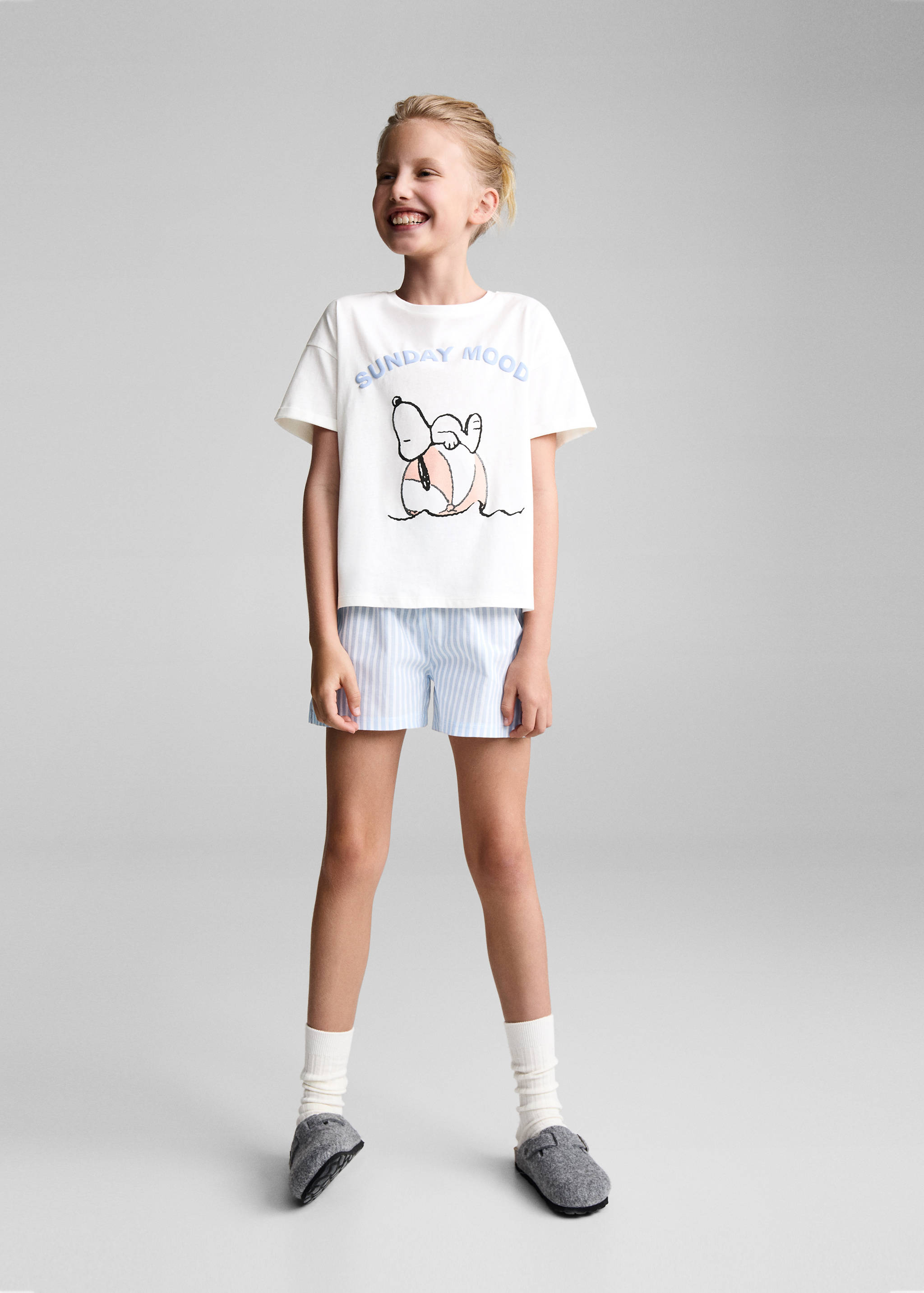 Pijama corto Snoopy - Plano general