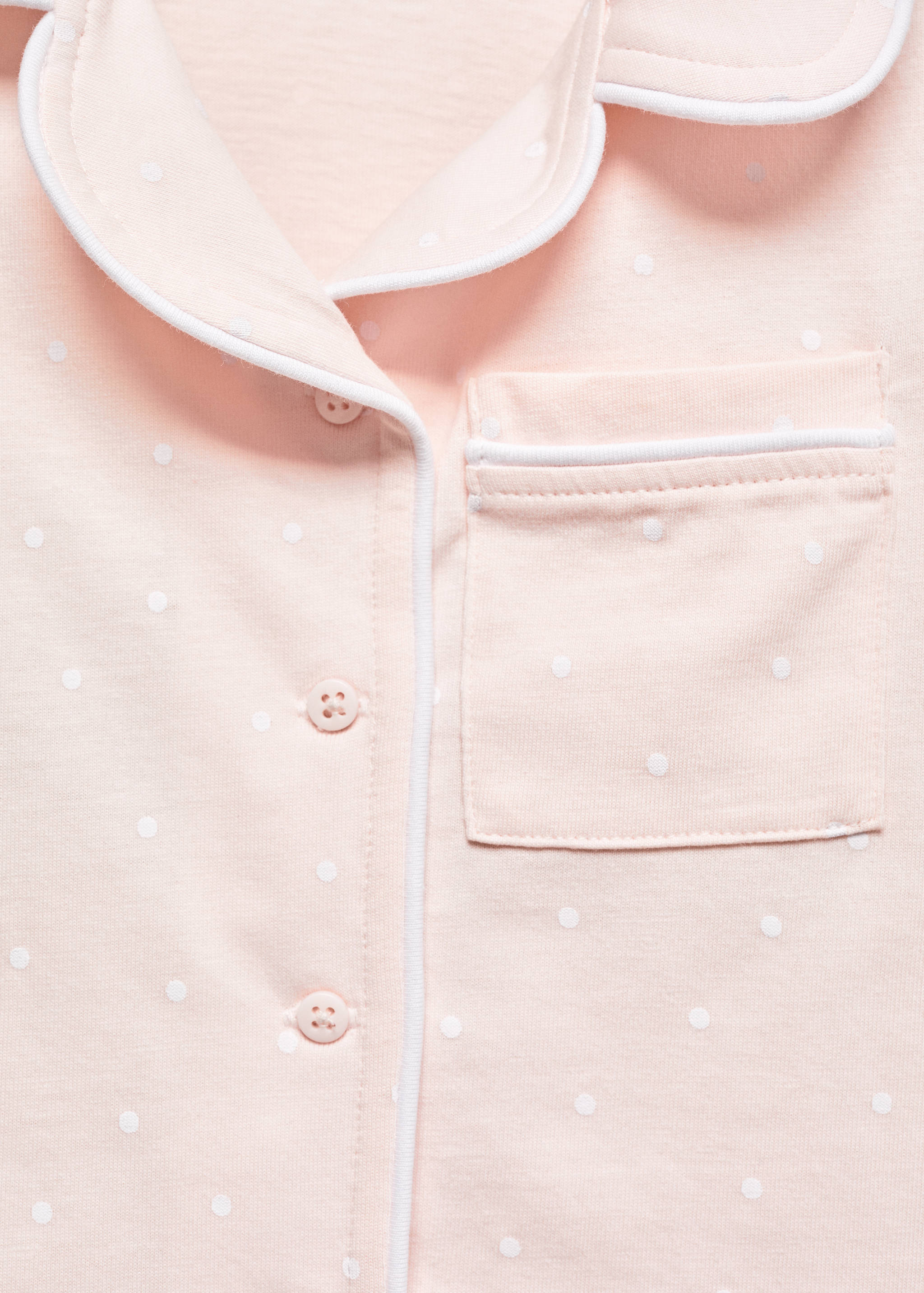 Short polka-dot pyjamas - Details of the article 0