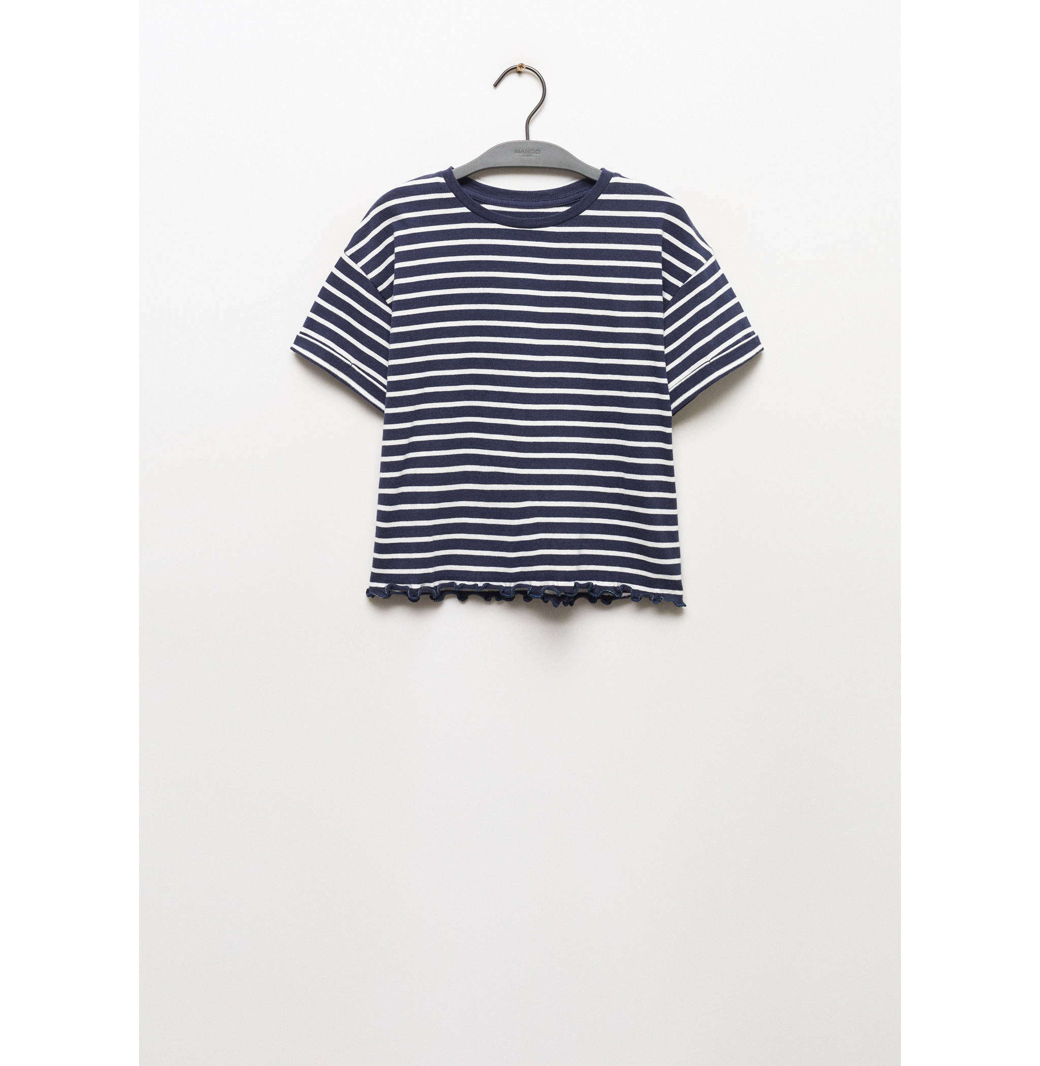 Striped cotton T-shirt - Article without model