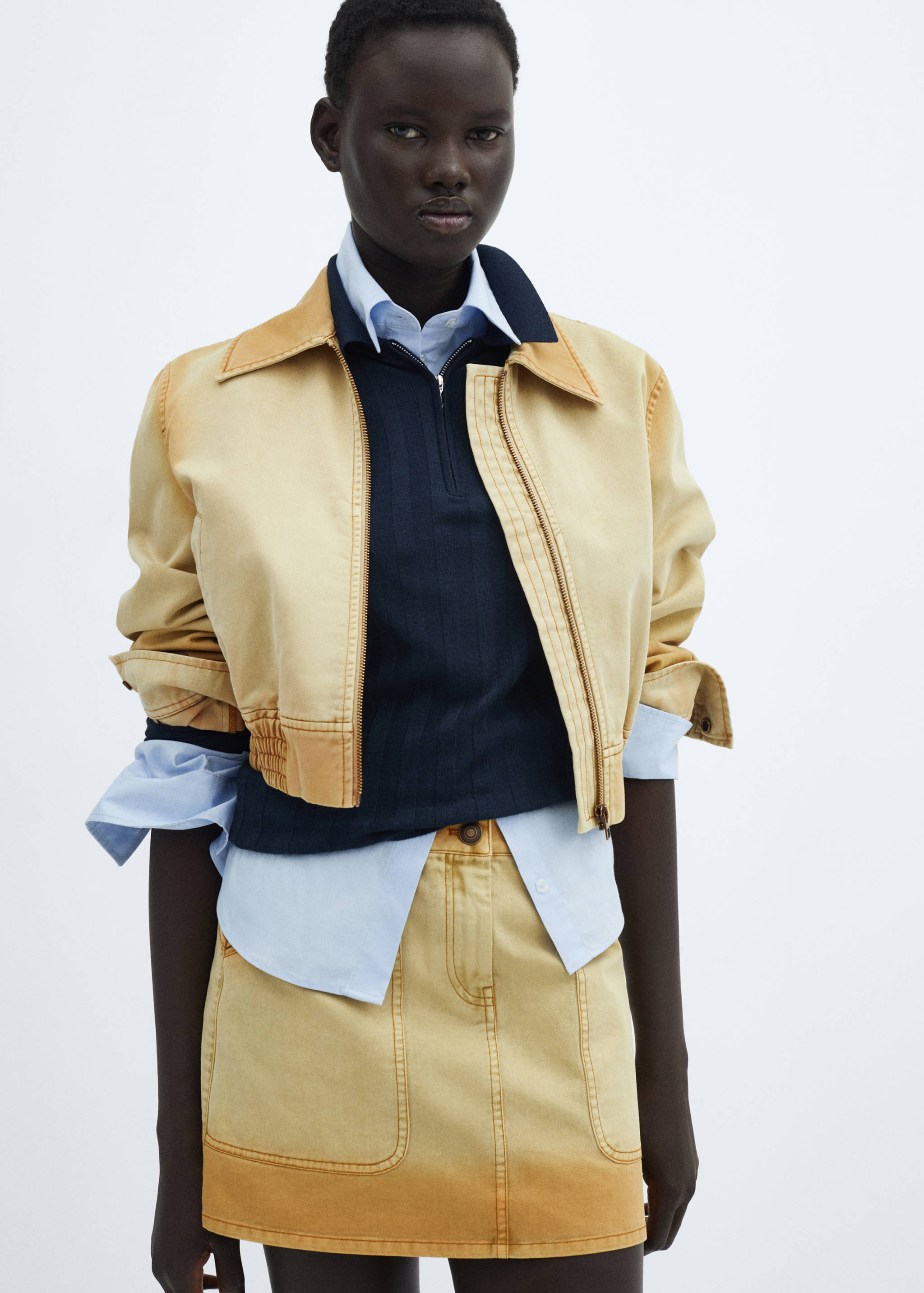 Denim mini-skirt - Details of the article 2