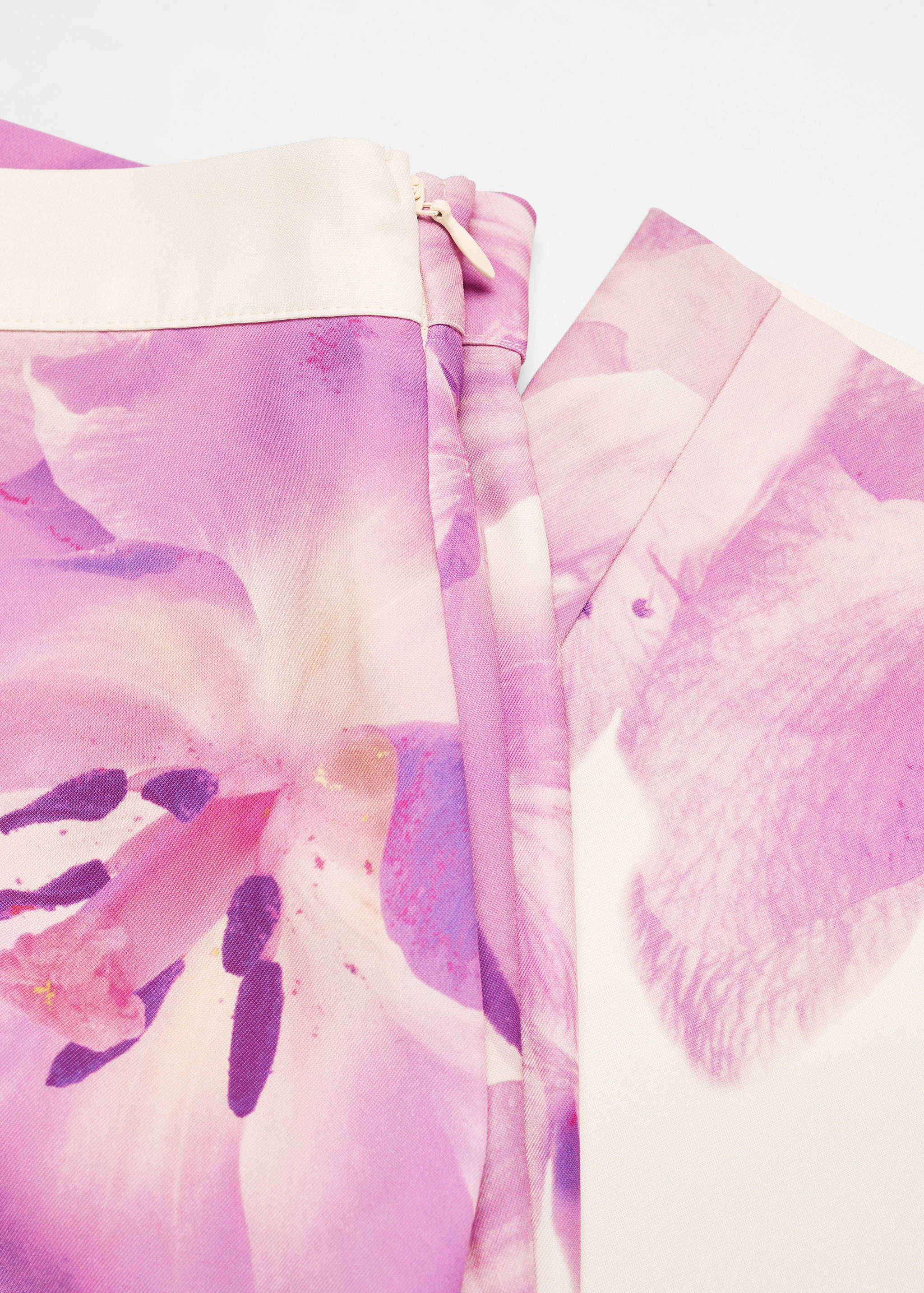 Floral print straight pants - Details of the article 8